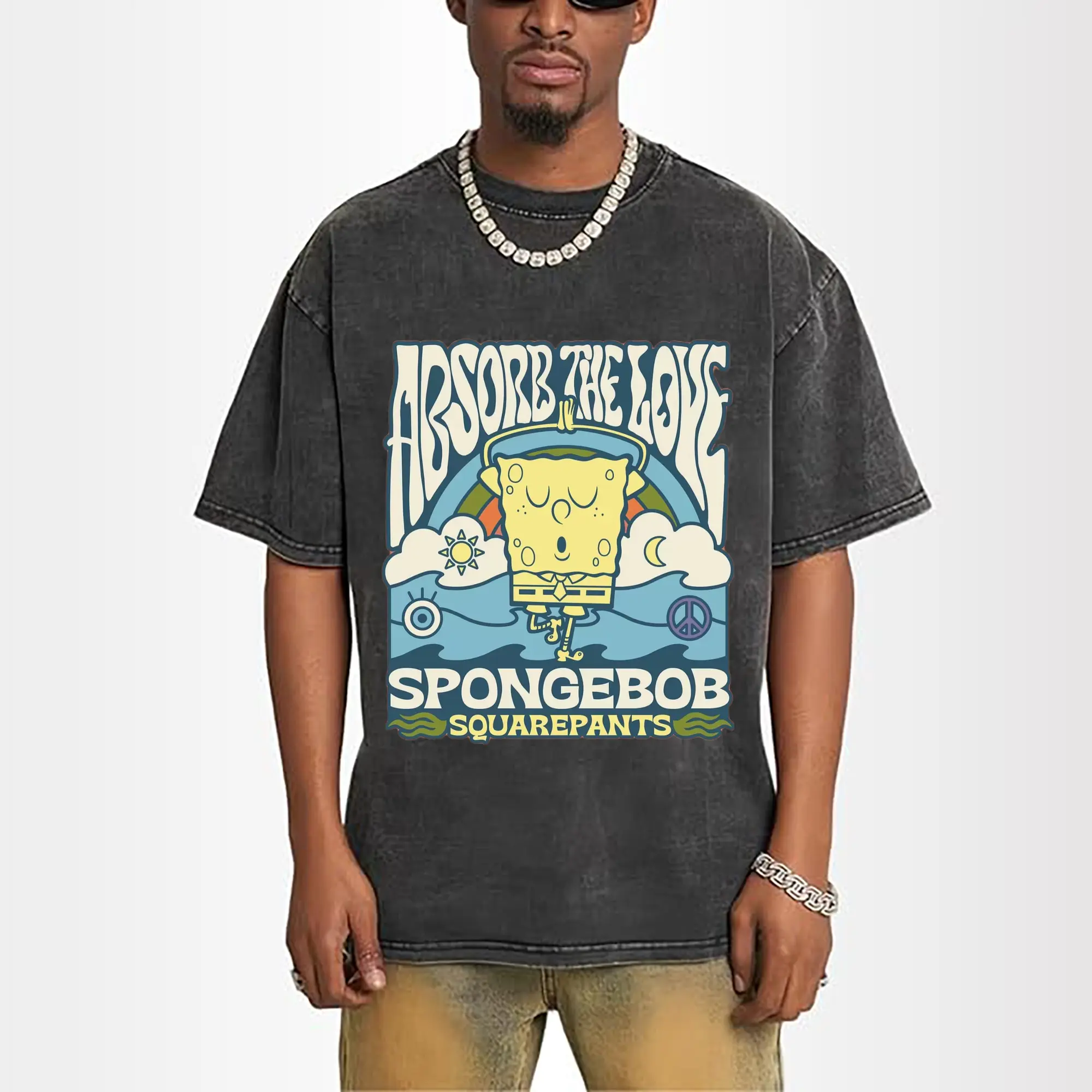 spongebob squarepants Retro art tee