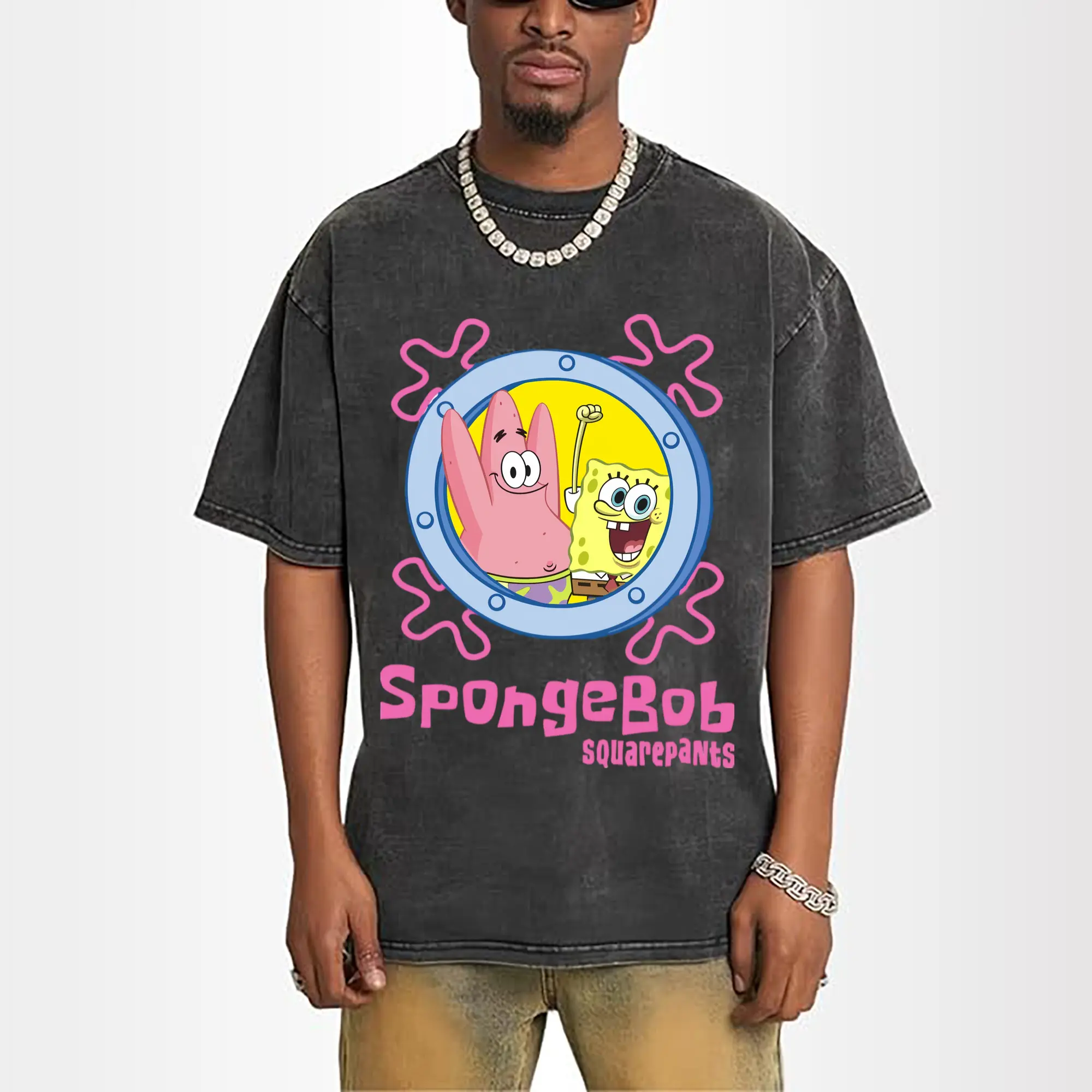 spongebob squarepants and Patrick Star t-shirt