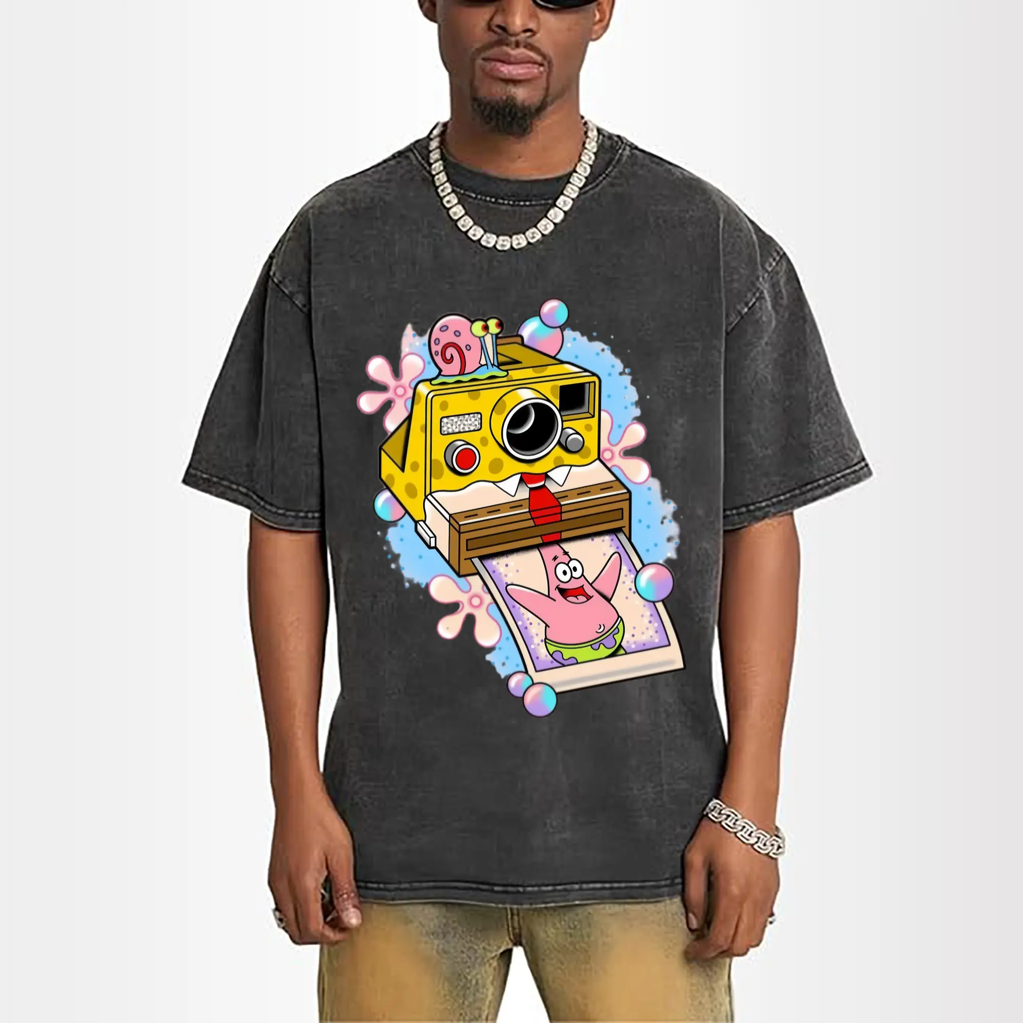 spongebob squarepants and Patrick Star photo t-shirt