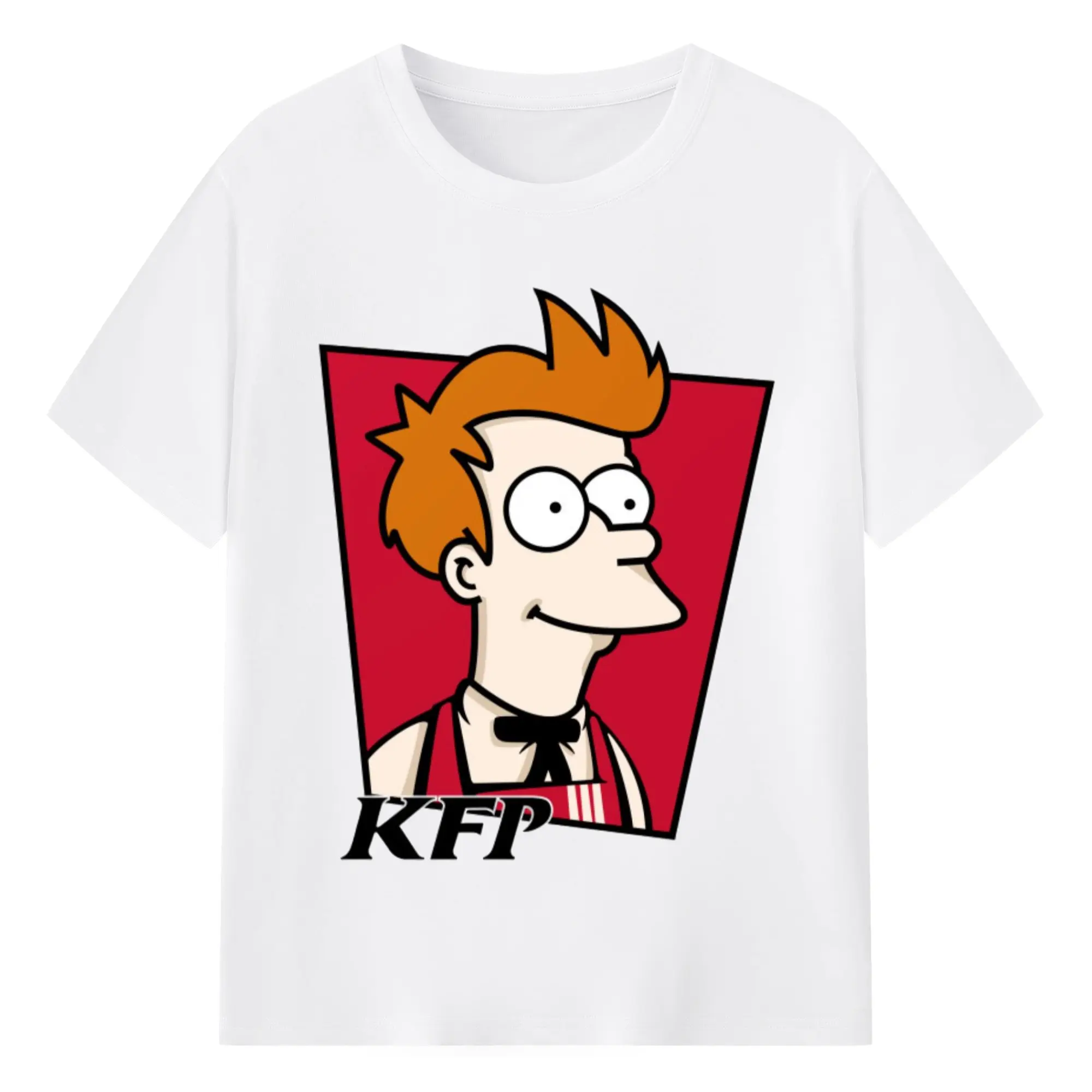 Philip J. Fry Graffiti Tee - 180g Cotton T-Shirt With Front Heat Transfer Print – Soft, Lightweight, Fitted Design – Comfortable Casual Wear For Sports & Everyday Use