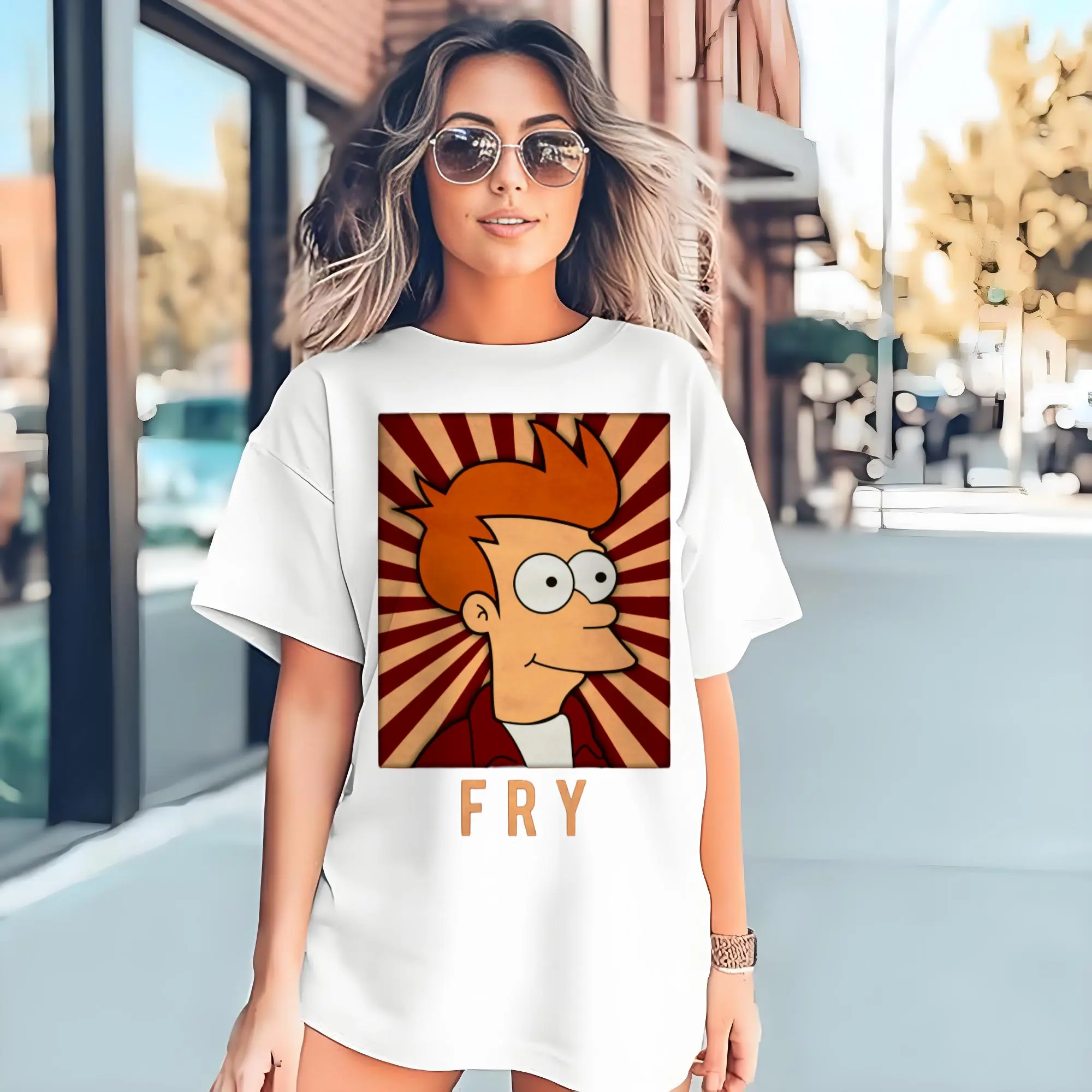 philip j. fry graphic tee