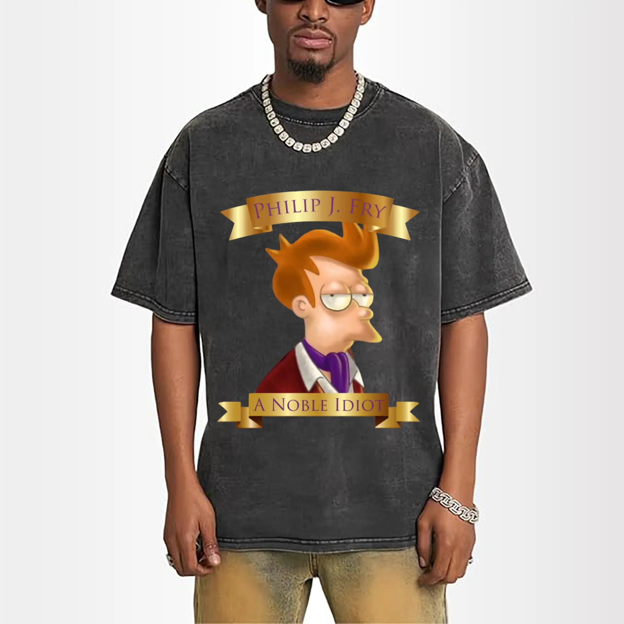 philip j. fry cartoon shirt
