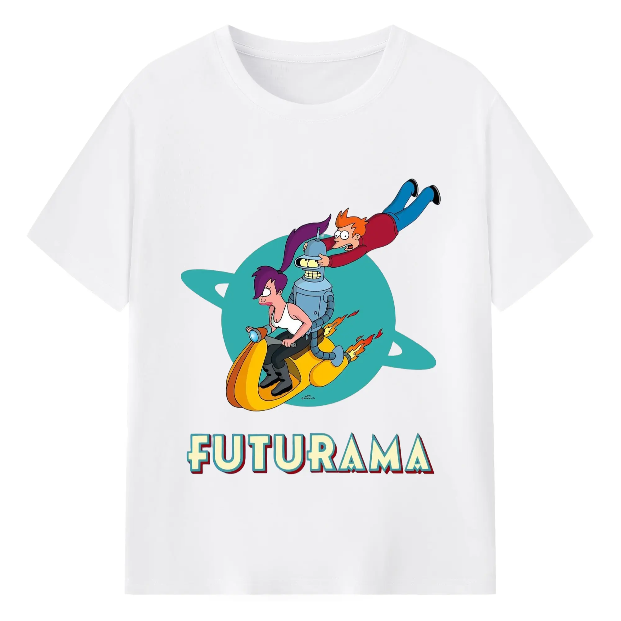 Turanga leela shirt - 180g Cotton T-Shirt With Front Heat Transfer Print – Soft, Lightweight, Fitted Design – Comfortable Casual Wear For Sports & Everyday Use