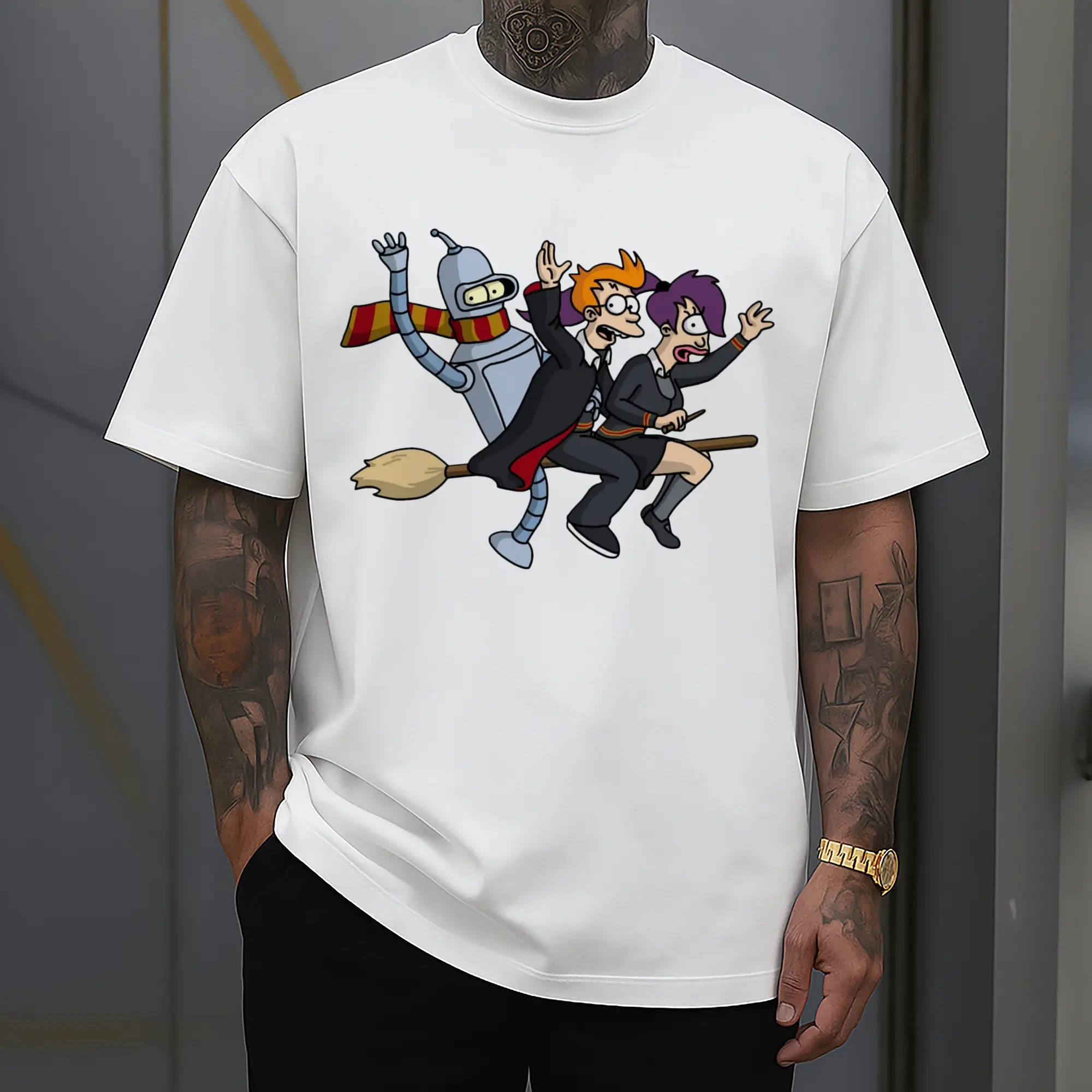 Futurama Leela and his friend T-Shirt