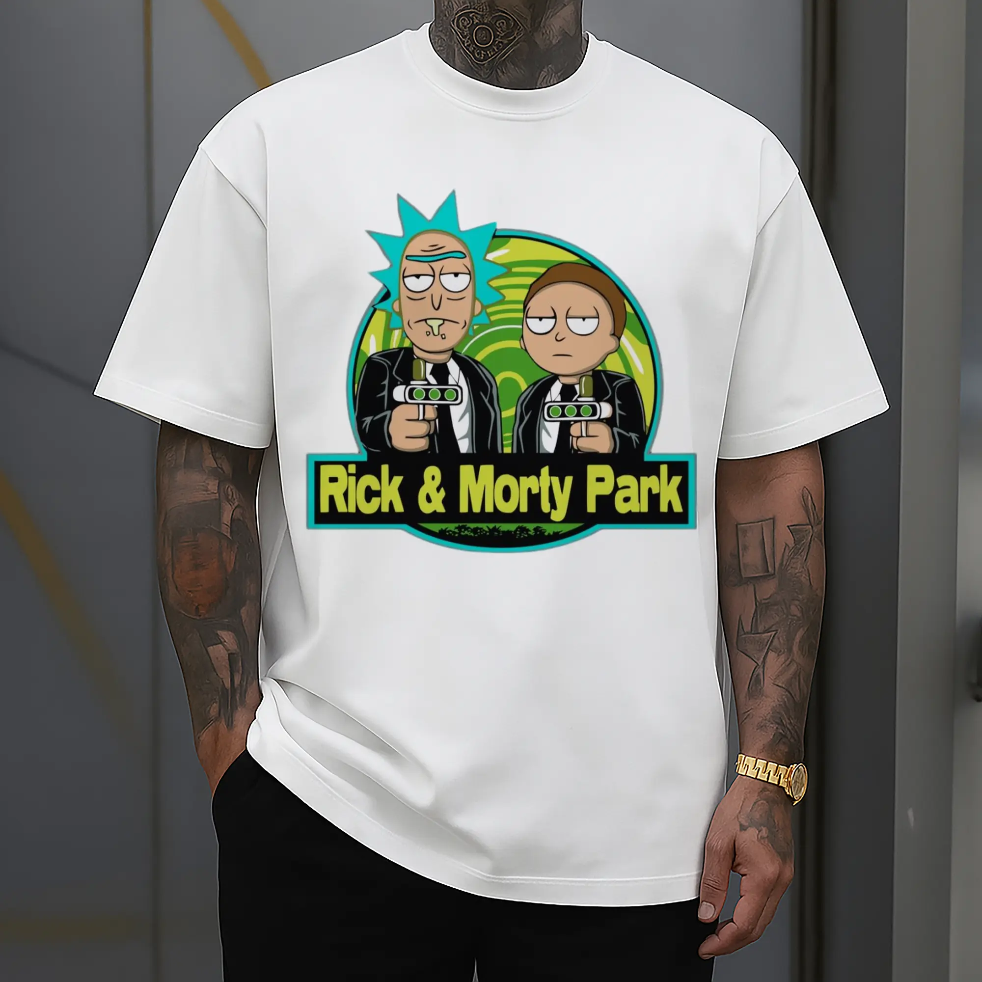 rick sanchez and morty smith t-shirt