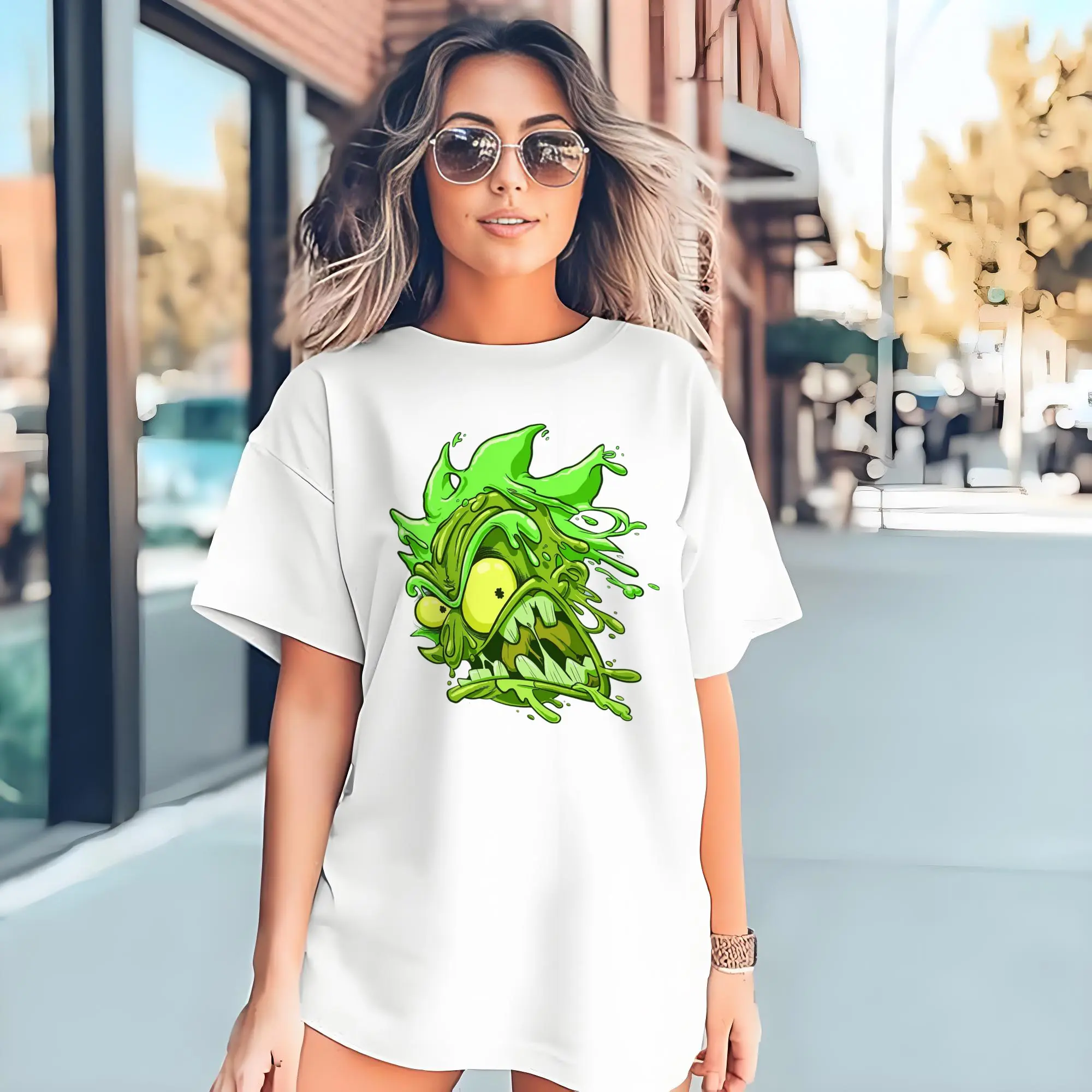 Rick Sanchez dissolve face tee