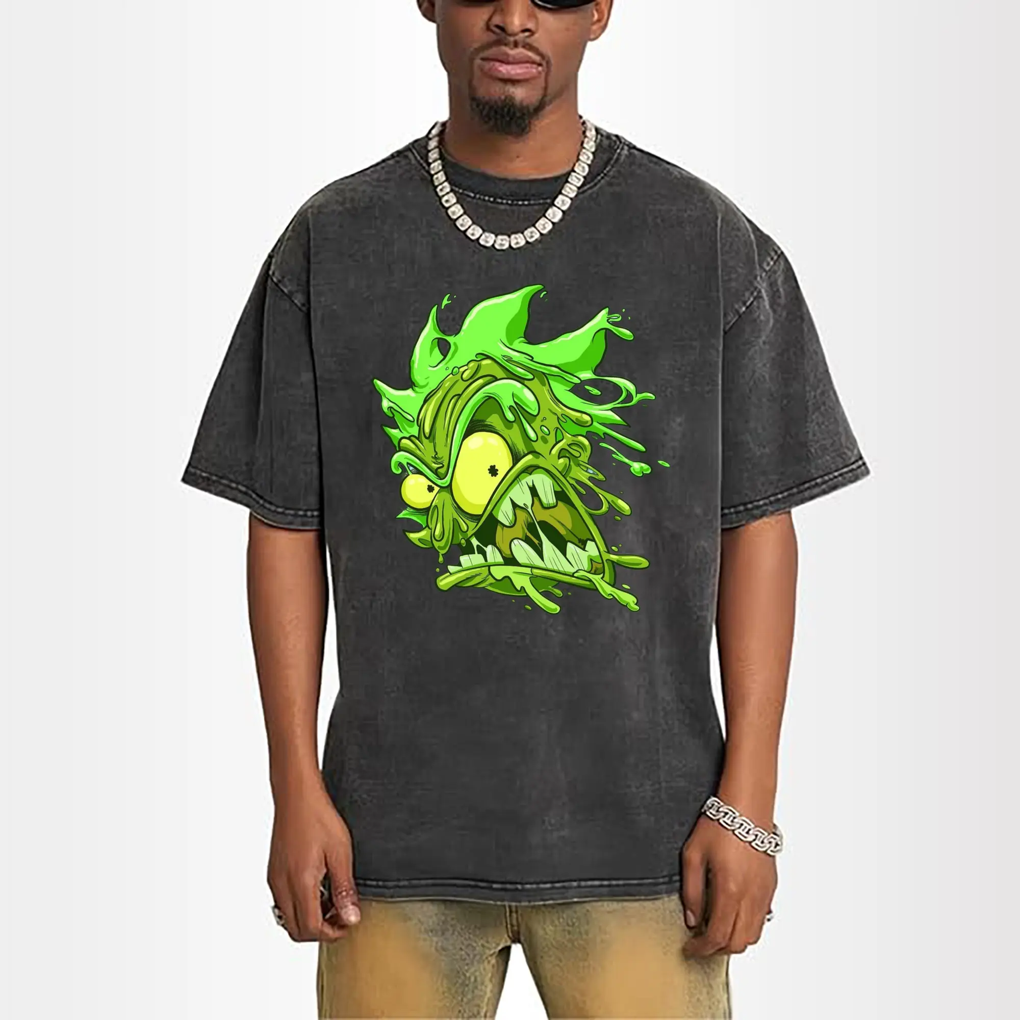 Rick Sanchez dissolve face tee