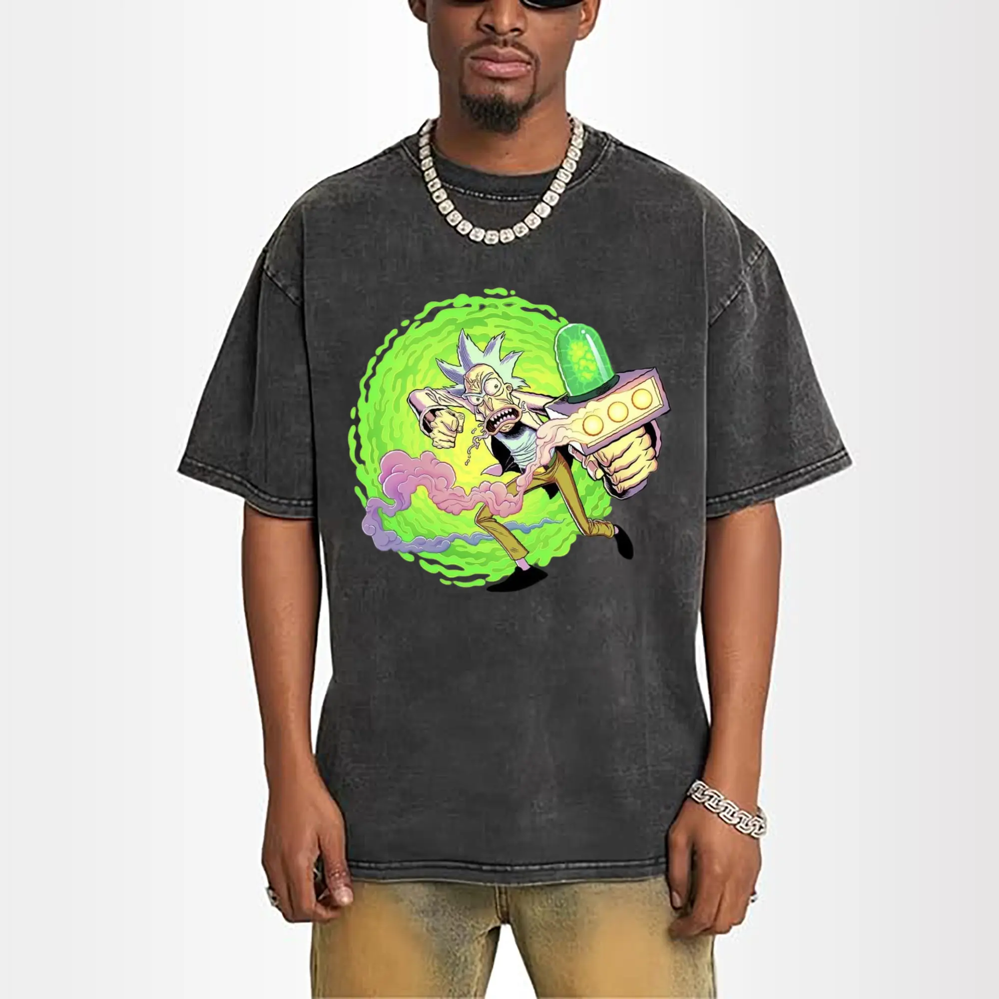 rick sanchez graphic tee
