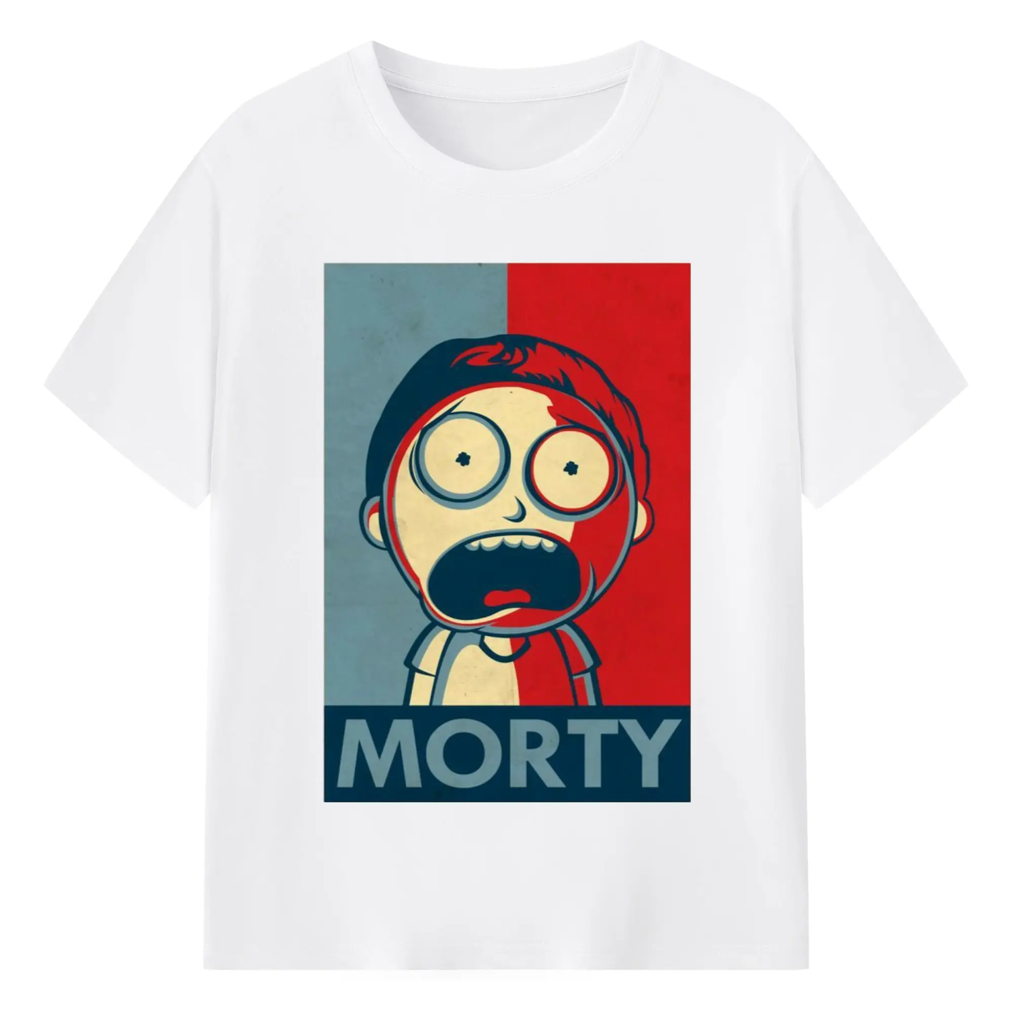 Morty Smith t-shirt - 180g Cotton T-Shirt With Front Heat Transfer Print – Soft, Lightweight, Fitted Design – Comfortable Casual Wear For Sports & Everyday Use