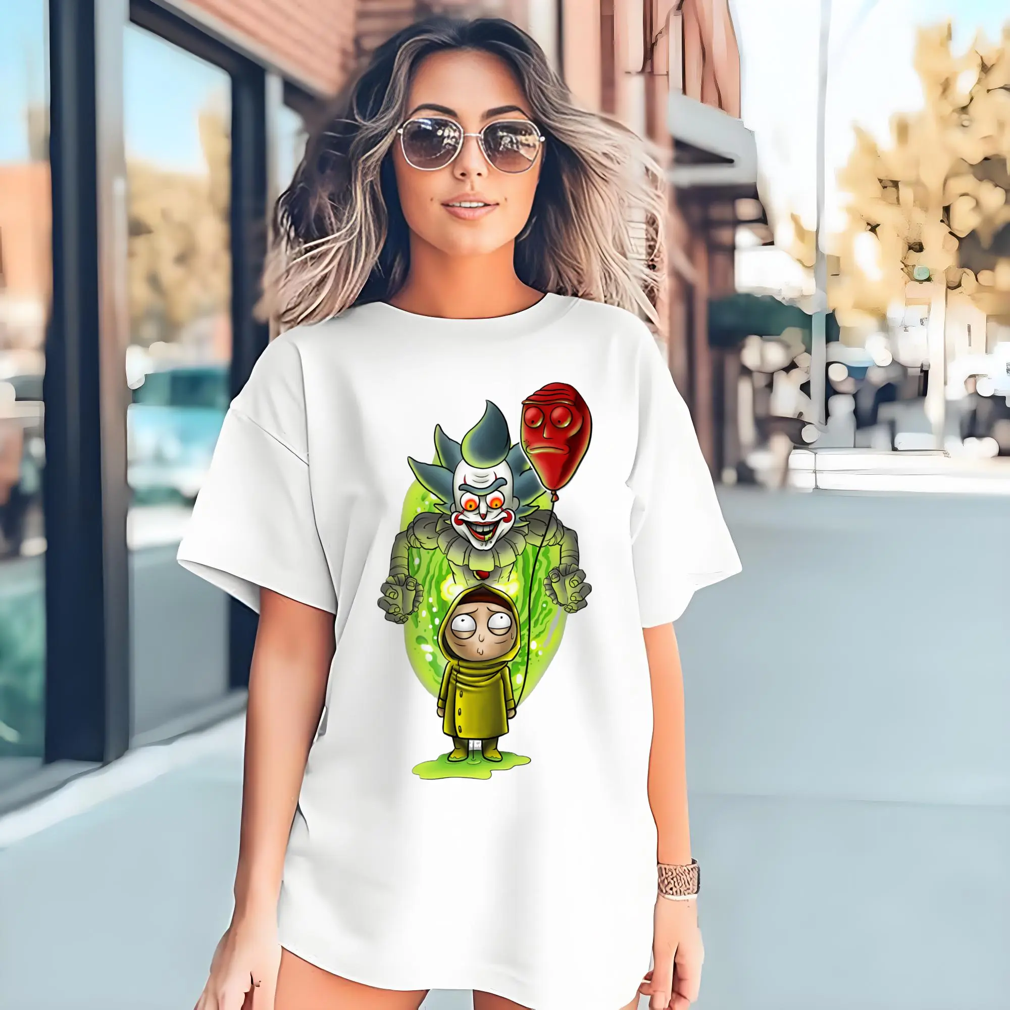 morty smith graphic t-shirt