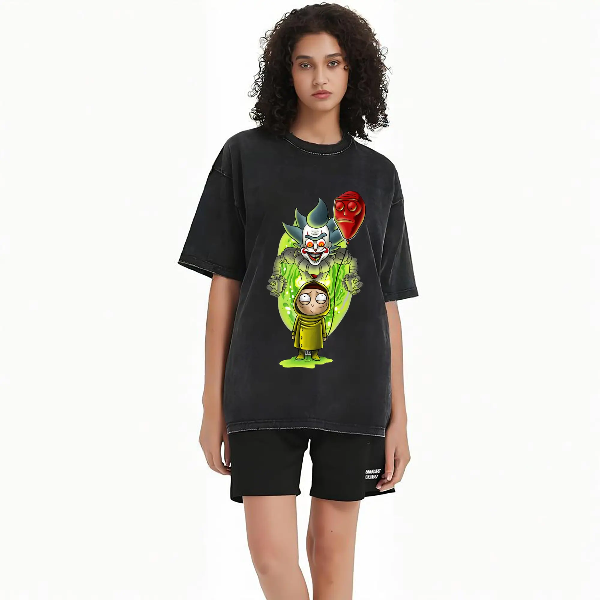 morty smith graphic t-shirt