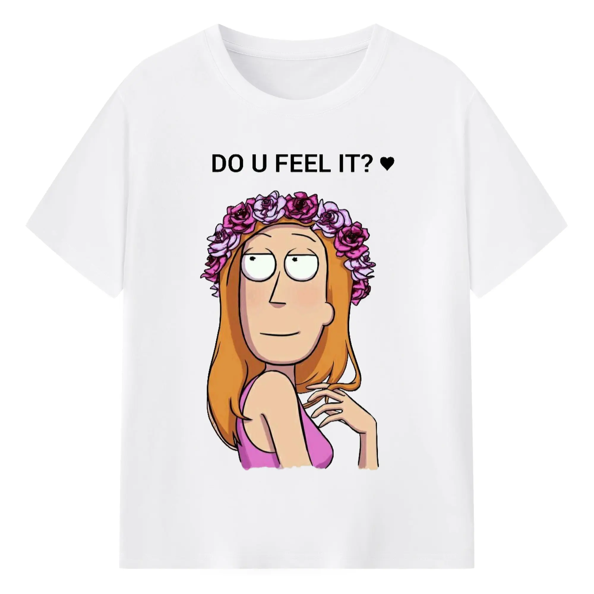 Summer Smith graphic t-shirt - 180g Cotton T-Shirt With Front Heat Transfer Print – Soft, Lightweight, Fitted Design – Comfortable Casual Wear For Sports & Everyday Use