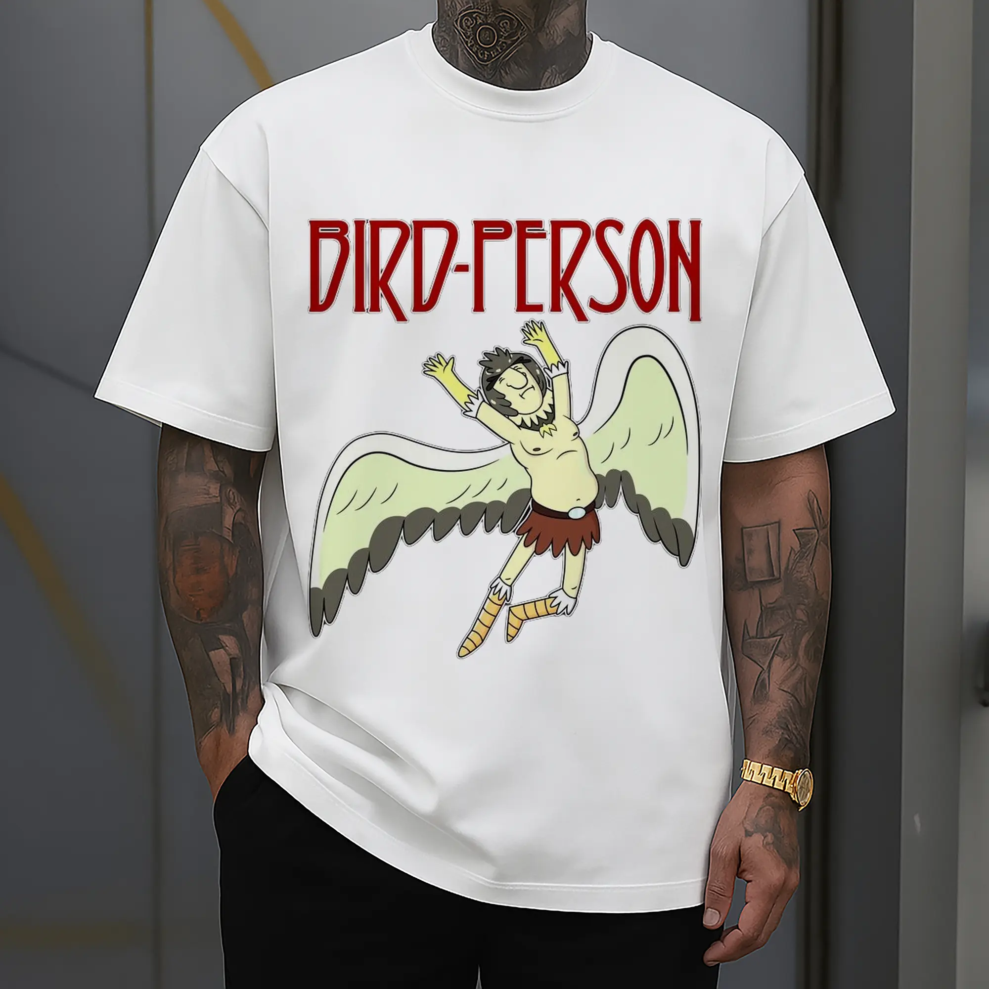Rick and Morty Birdperson shirt