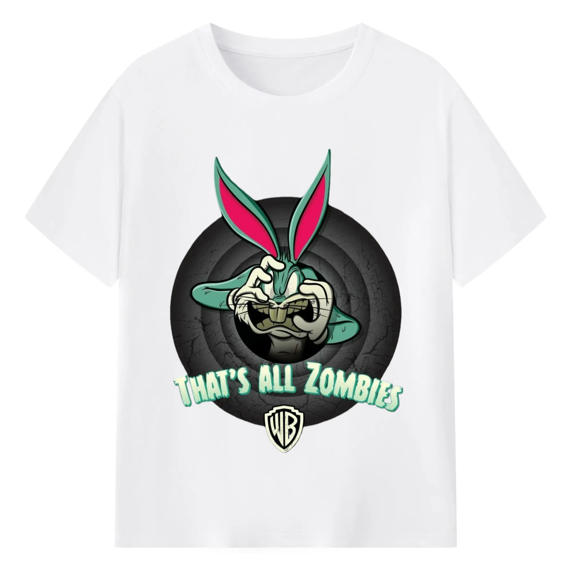 Bugs bunny face tee - 180g Cotton T-Shirt With Front Heat Transfer Print – Soft, Lightweight, Fitted Design – Comfortable Casual Wear For Sports & Everyday Use