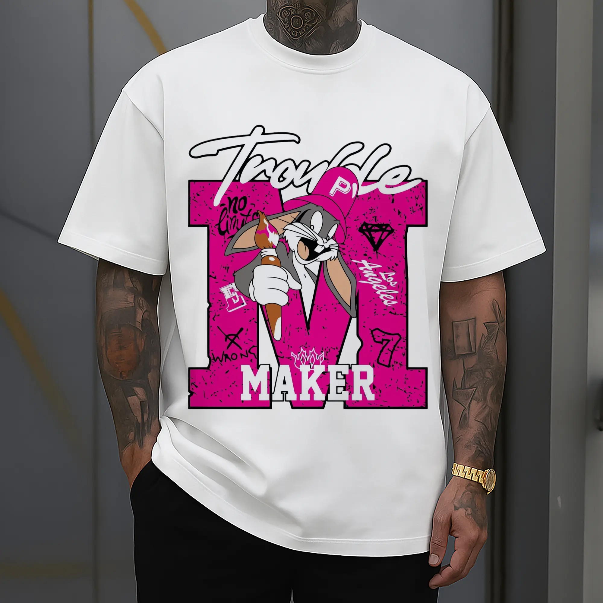 bugs bunny maker graphic shirt​