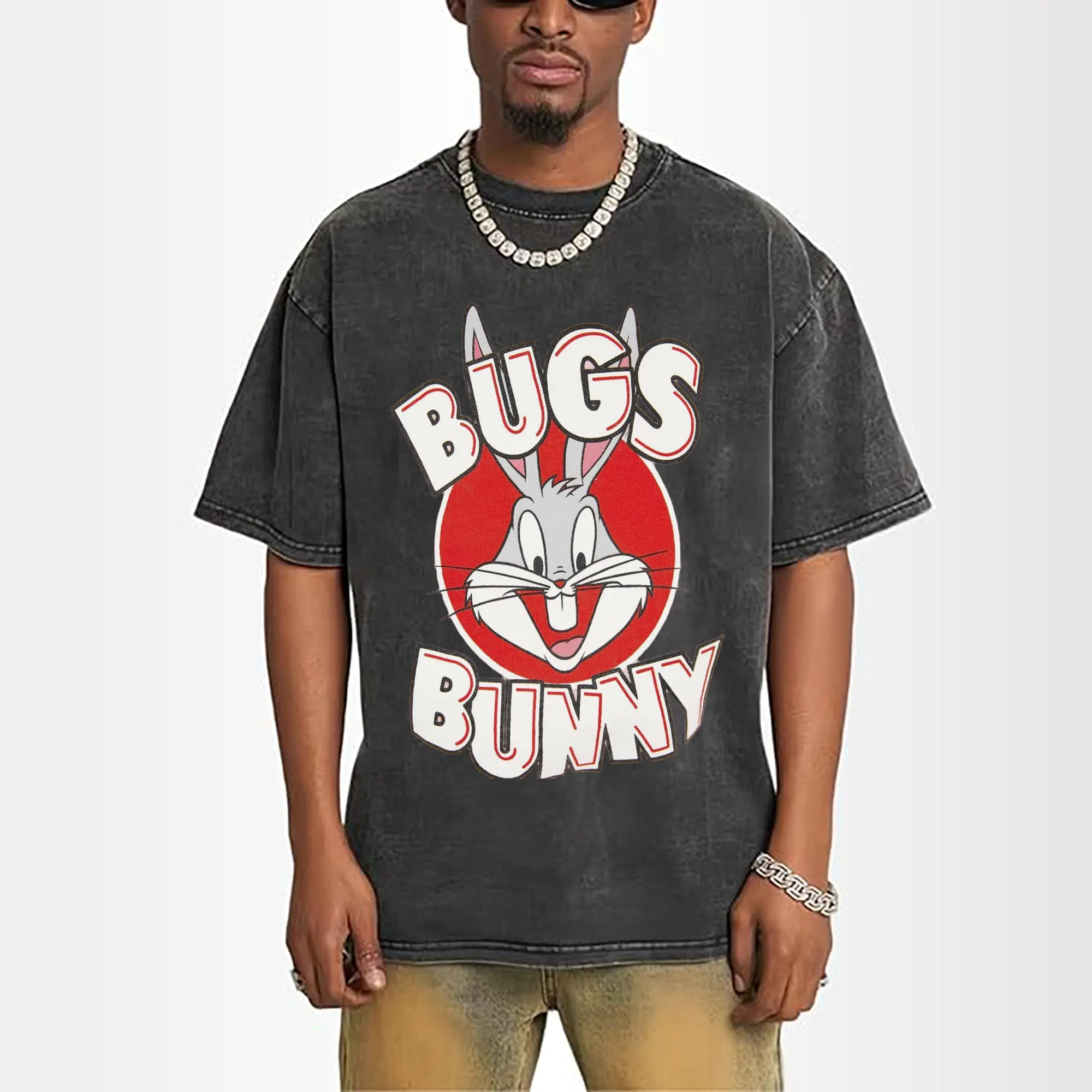 bugs bunny face graphic shirt