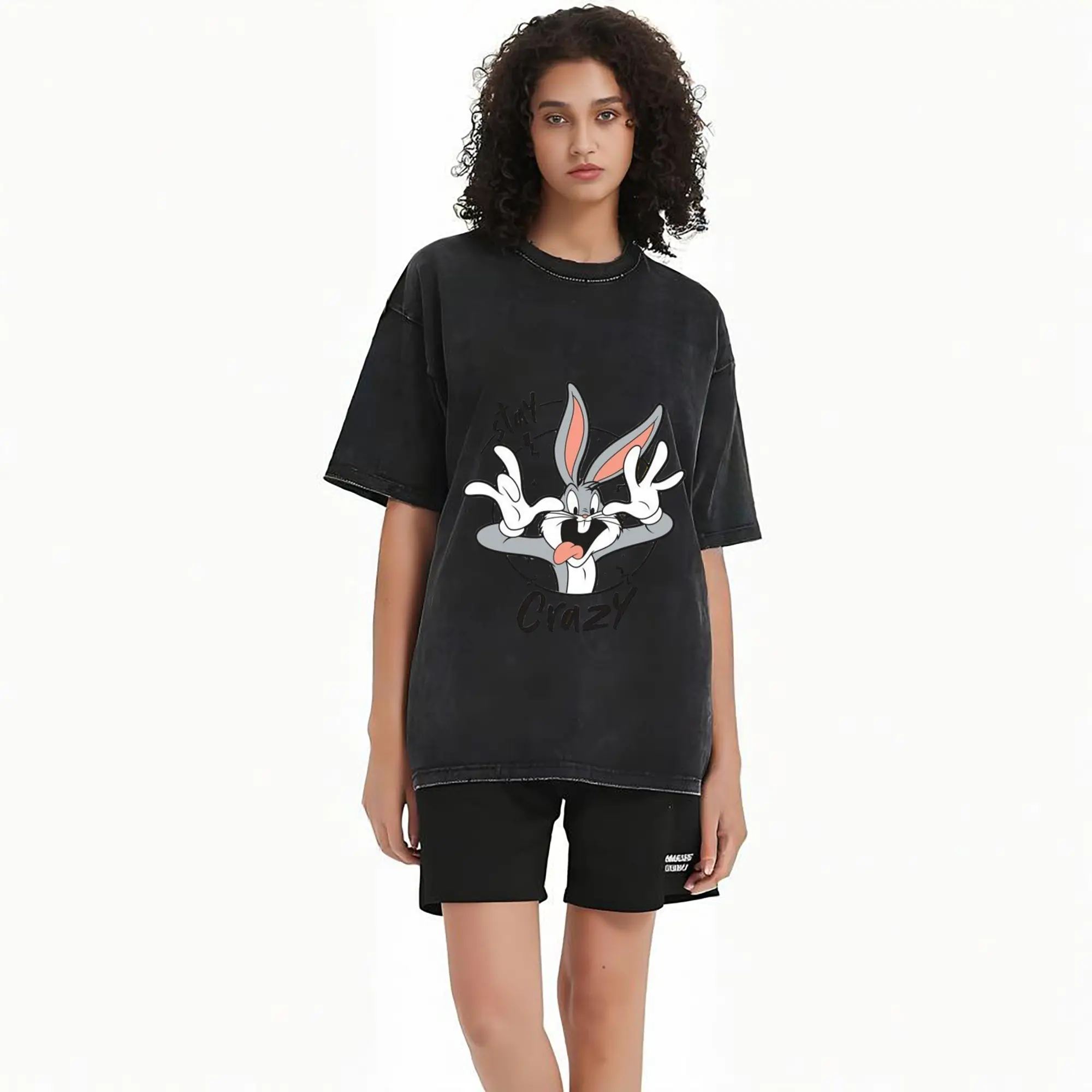 bugs bunny stay crazy face shirt