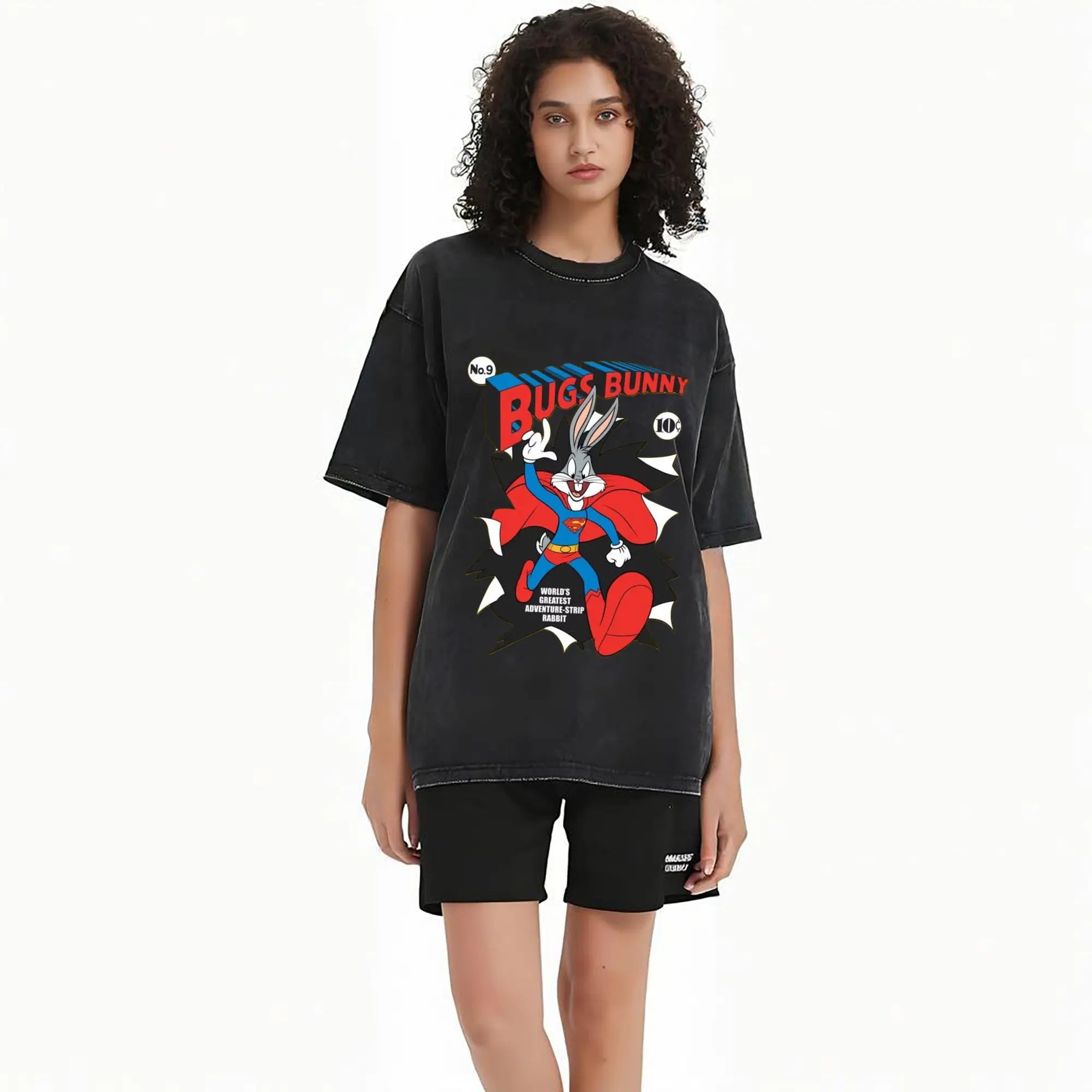 bugs bunny superman graphic shirt​
