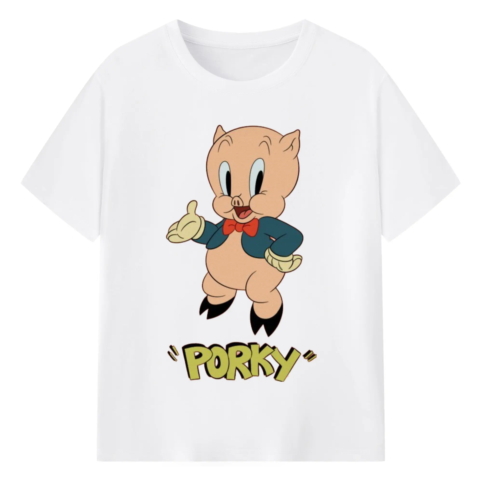 1928e9d34e564253c21d89e4eb378fab_美图抠图20250930 - 180g Cotton T-Shirt With Front Heat Transfer Print – Soft, Lightweight, Fitted Design – Comfortable Casual Wear For Sports & Everyday Use