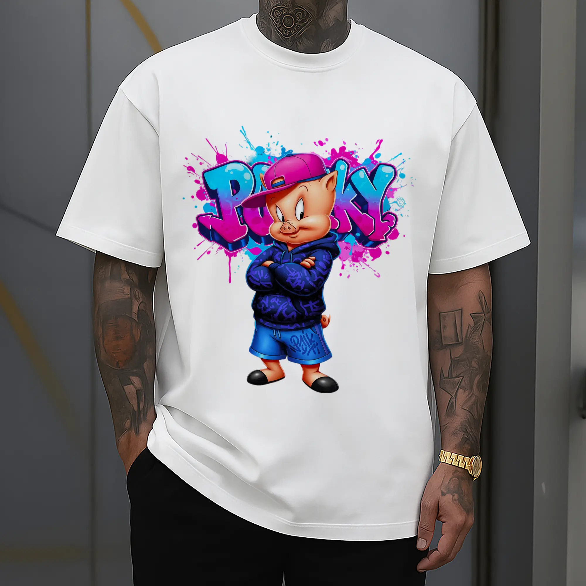 men's Porky Pig tee