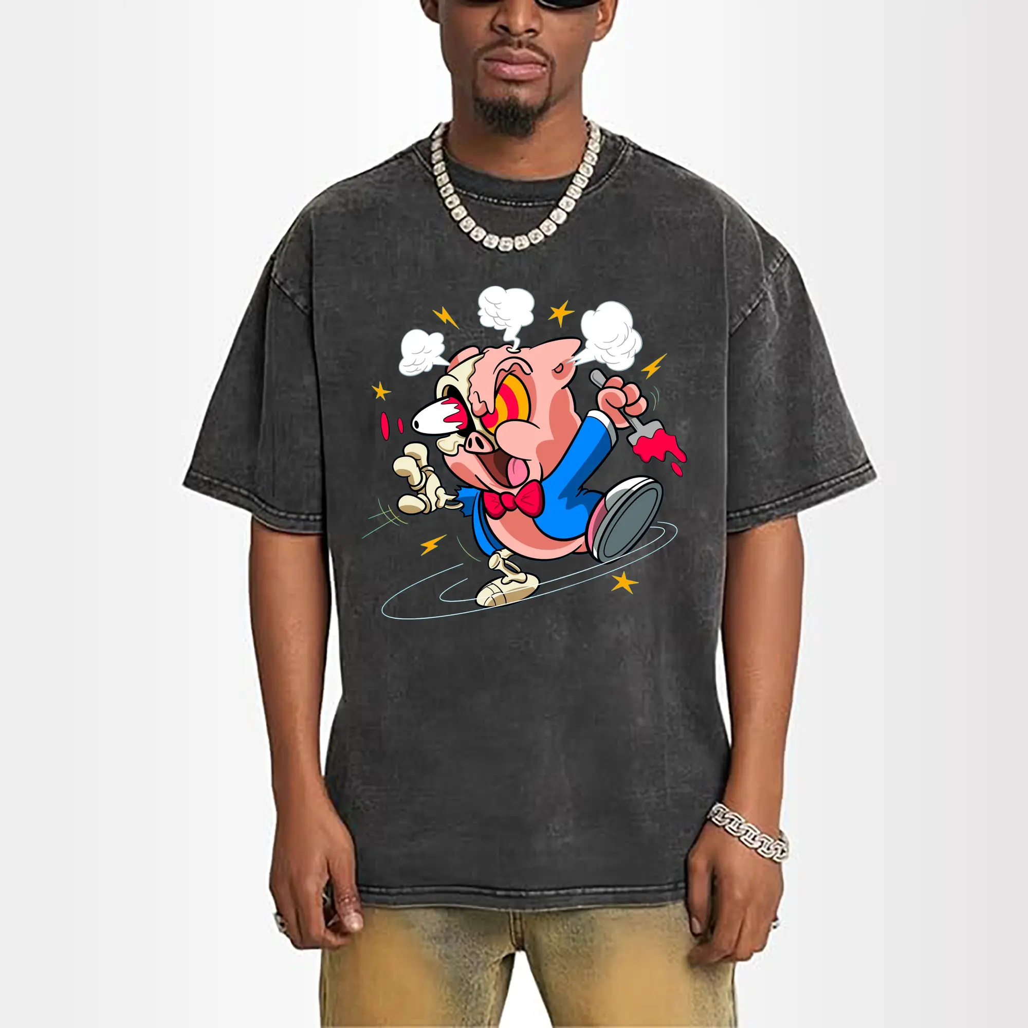 Porky Pig Cartoon graphic shirt