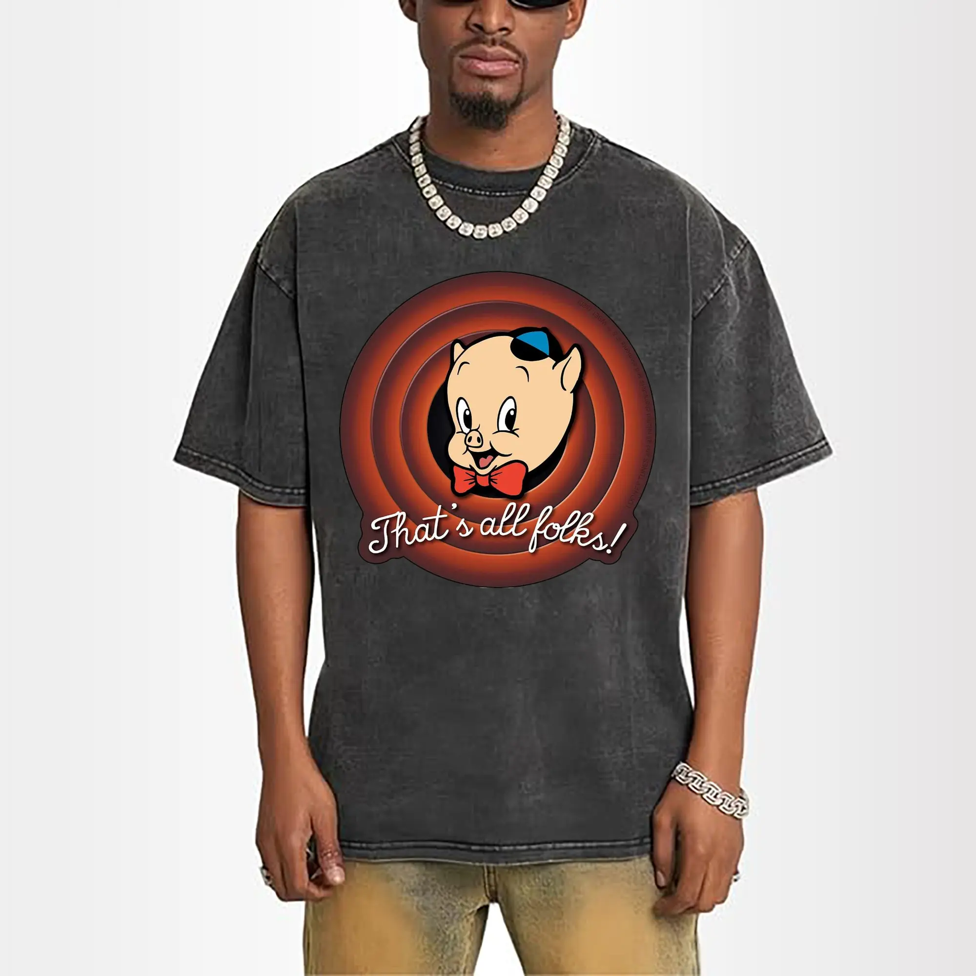 Porky Pig face t-shirt