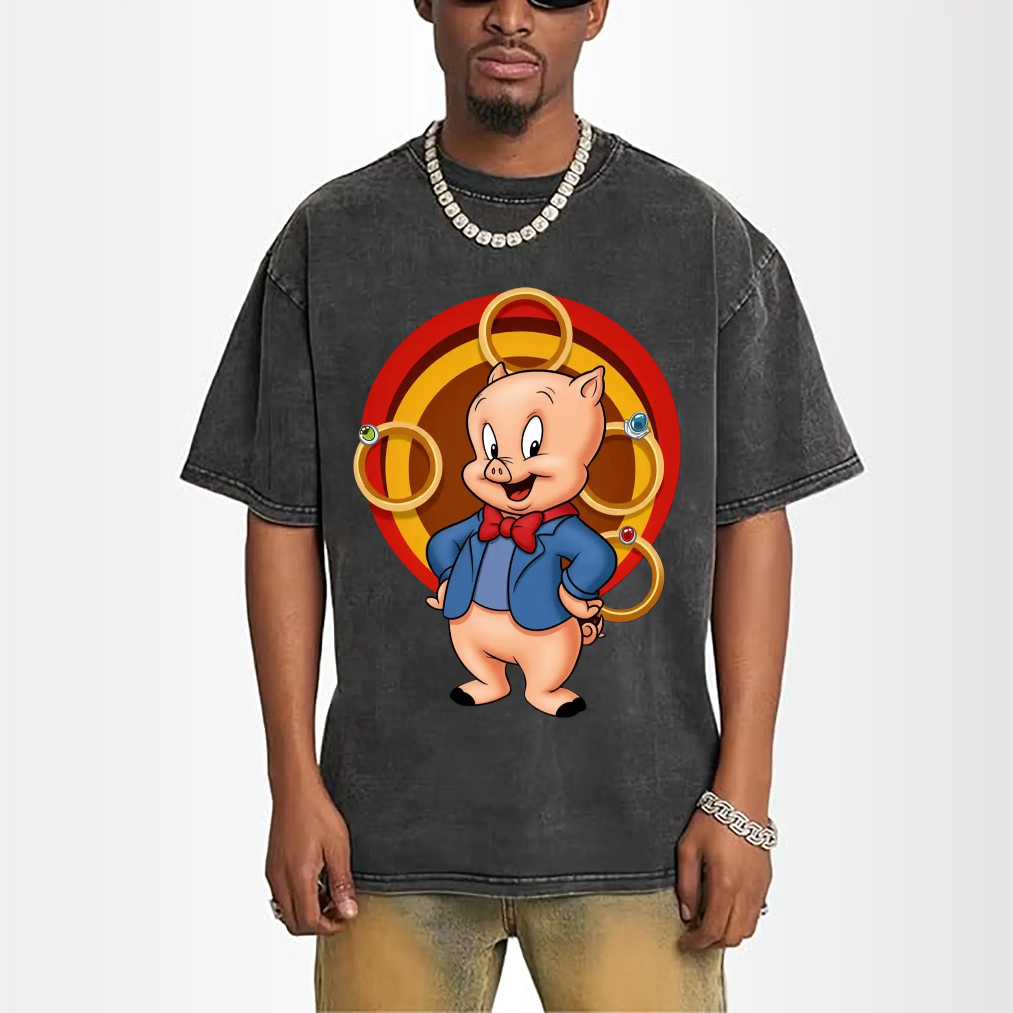 Porky Pig graphic shirt