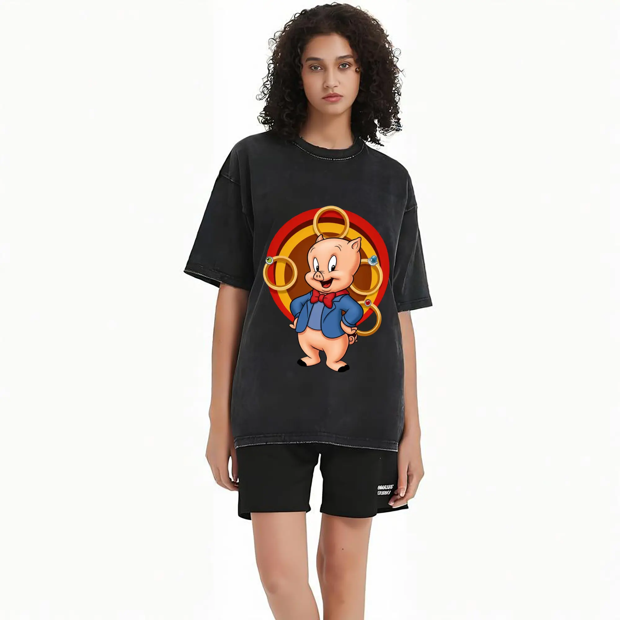 Porky Pig graphic shirt