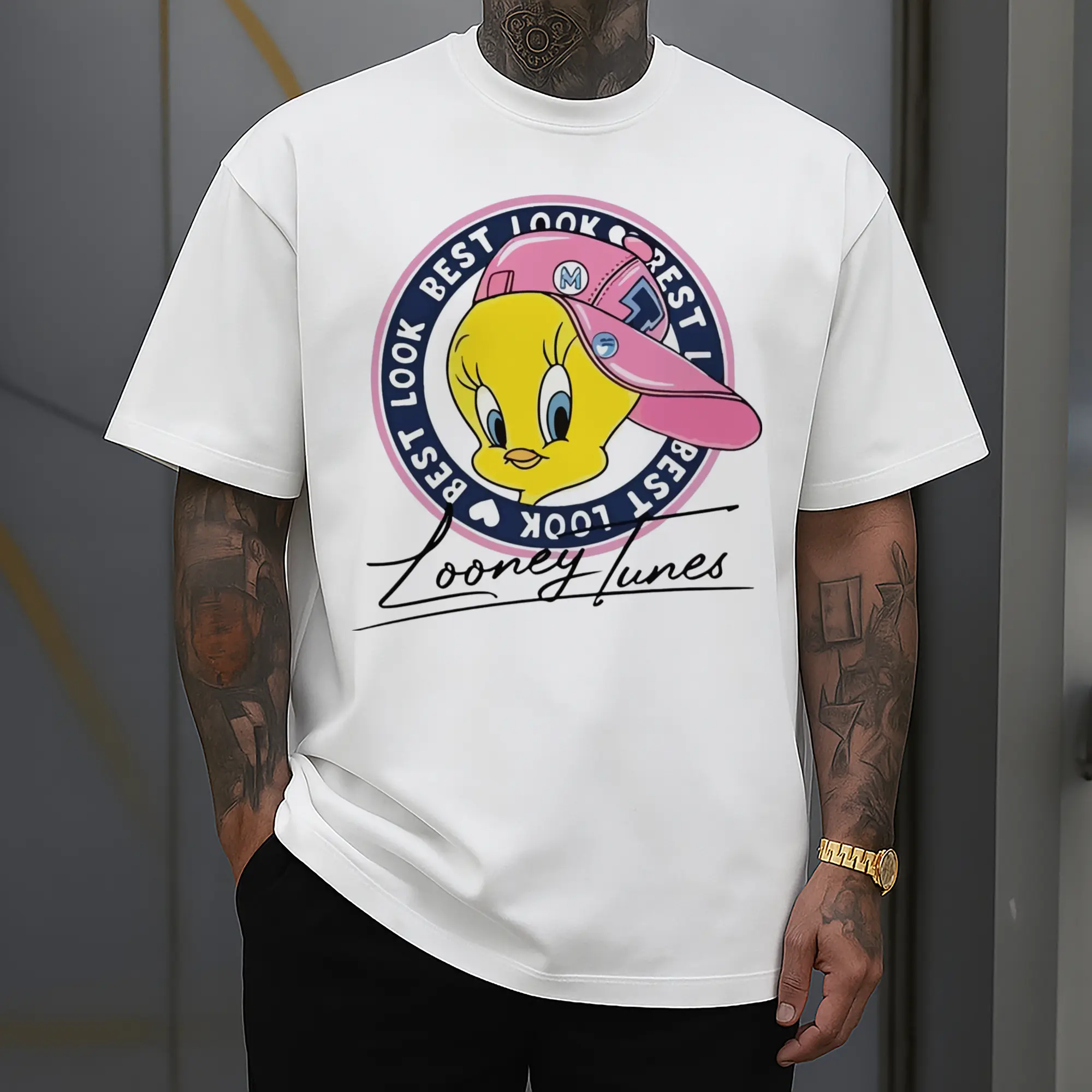 tweety bird face t-shirts