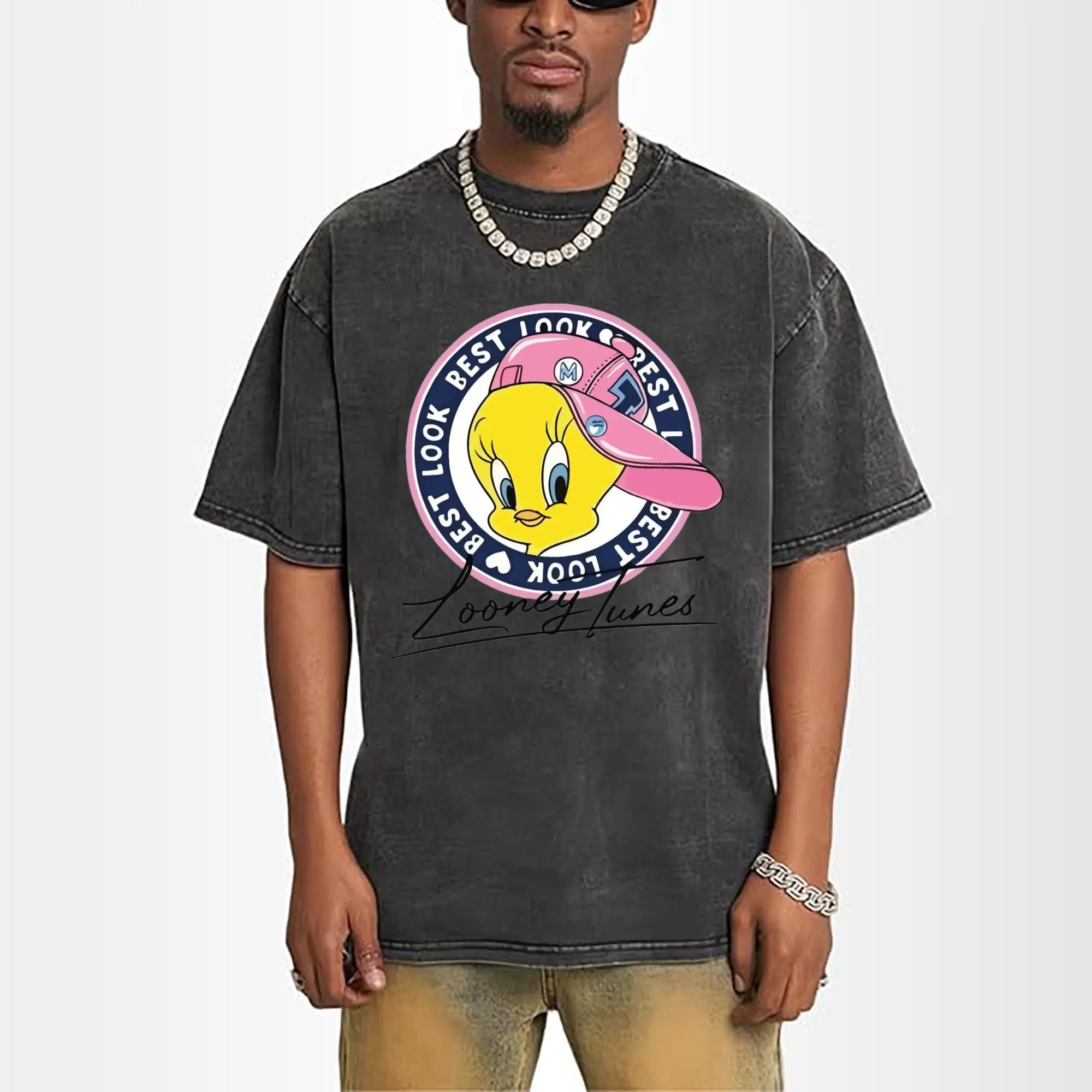tweety bird face t-shirts
