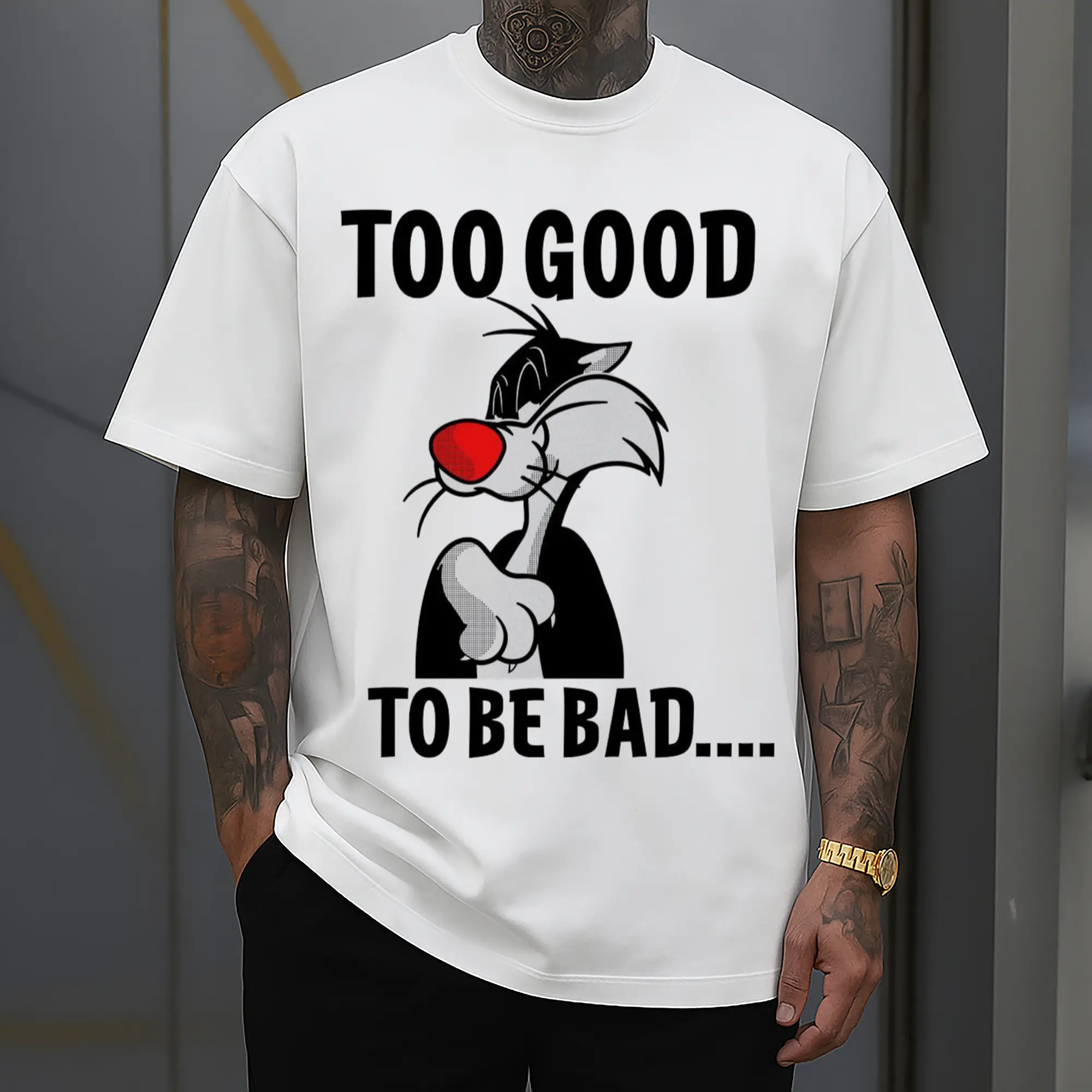 vintage sylvester cat t shirt​