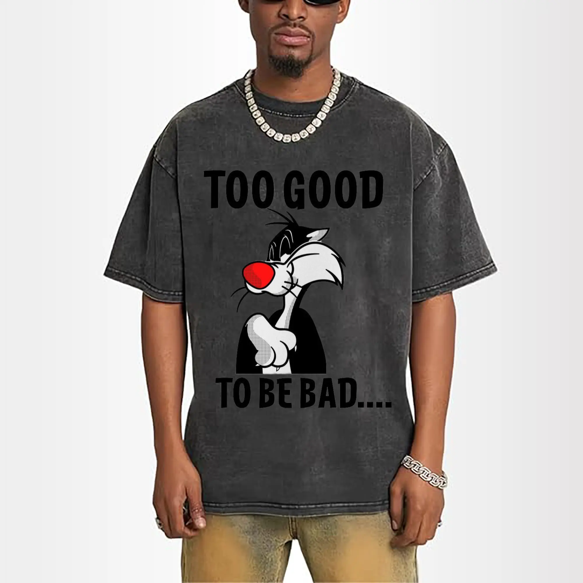 vintage sylvester cat t shirt​