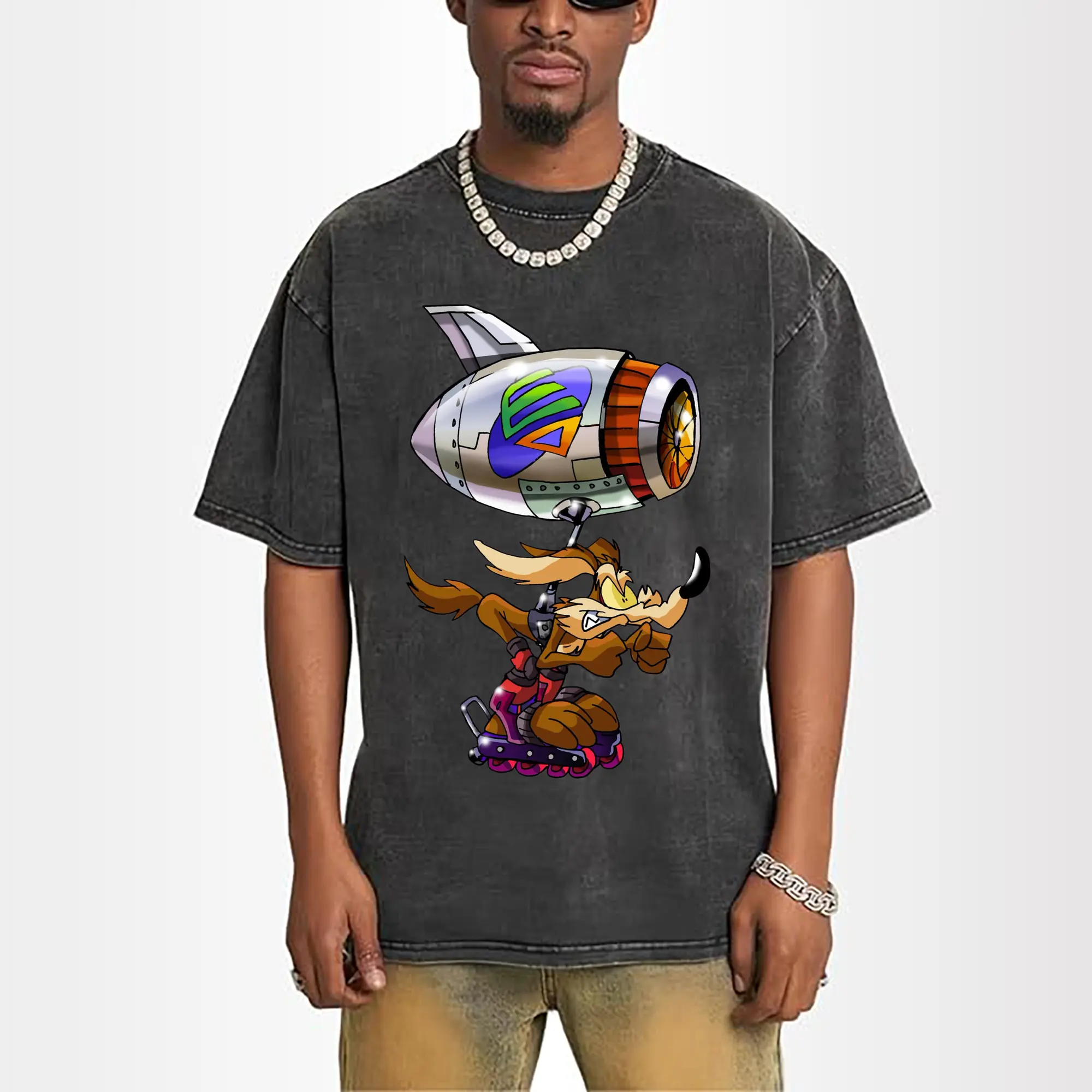 wile e coyote funny t shirts​