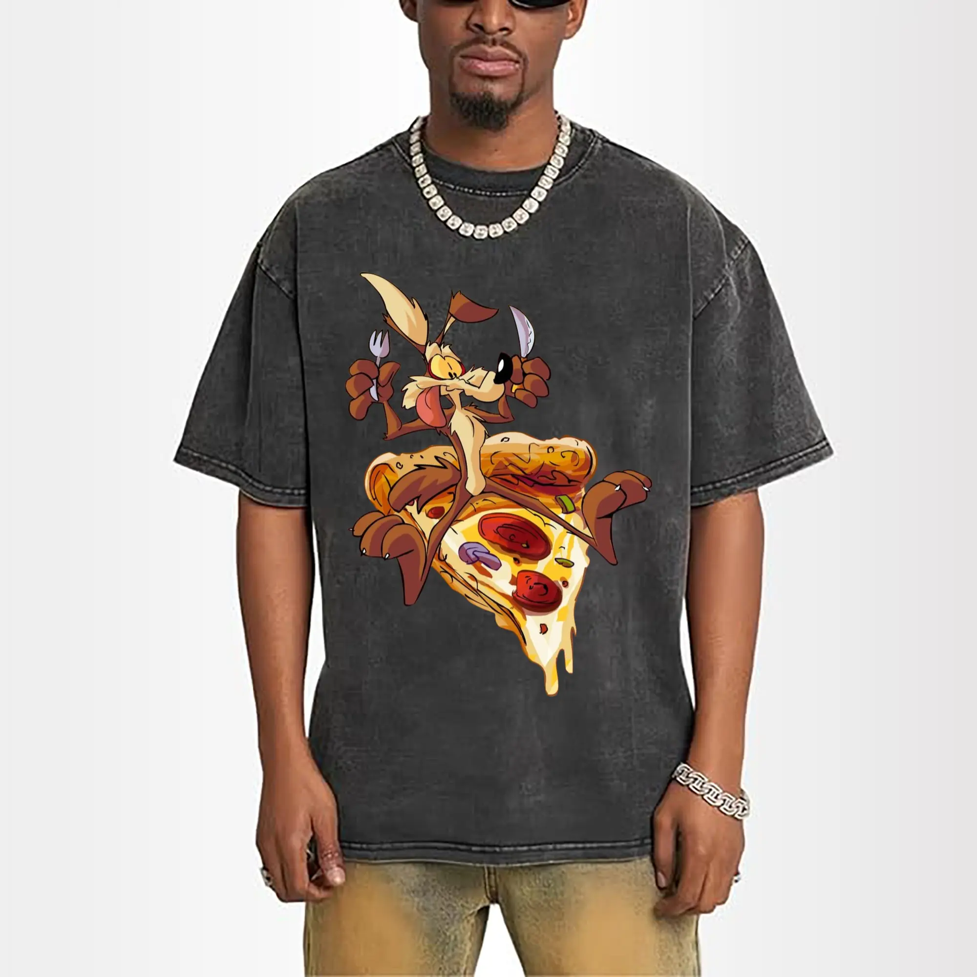 wile e coyote funny tee