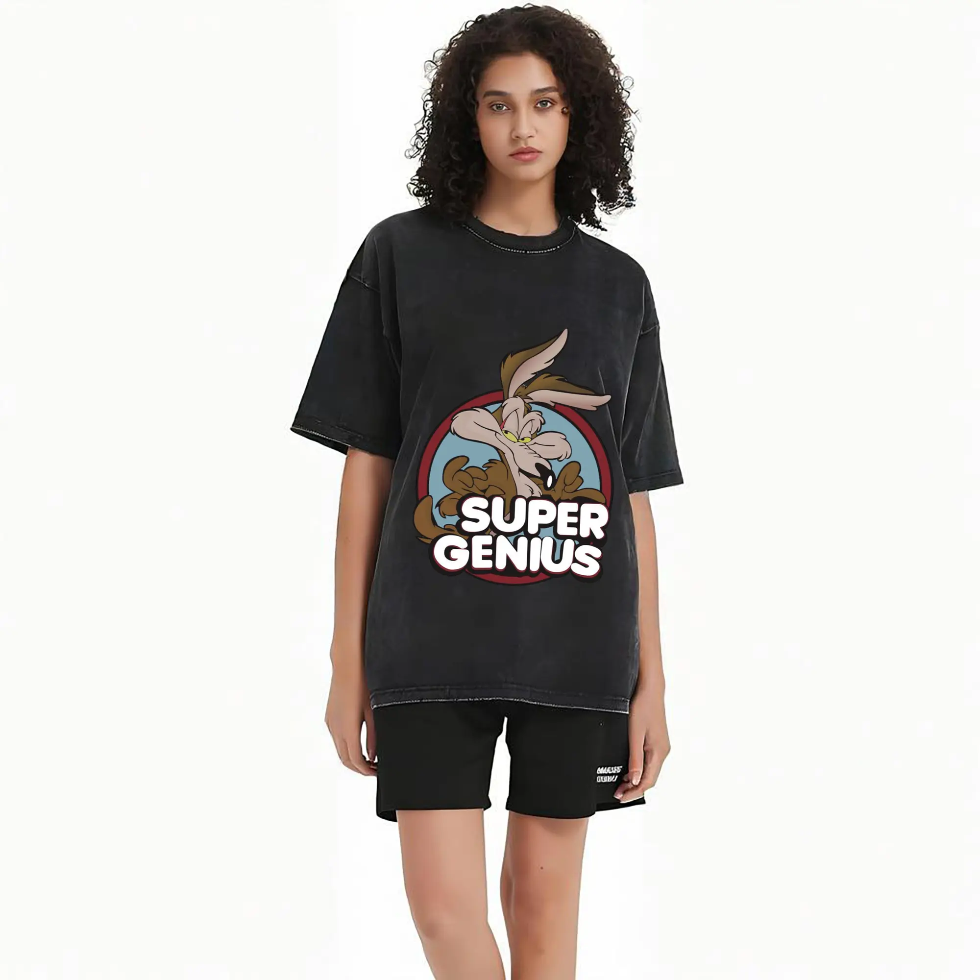 wile e coyote super genius t shirt