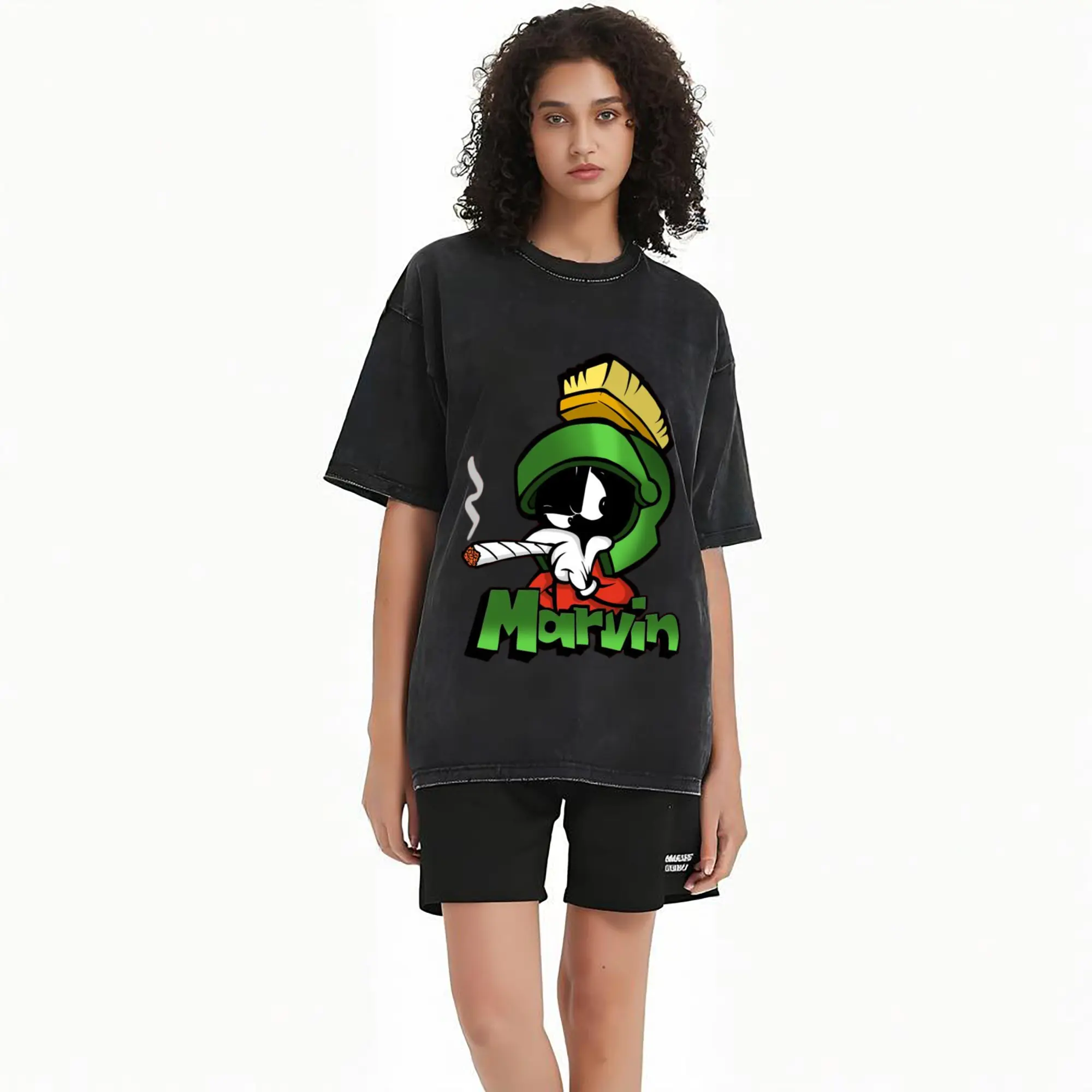 marvin the martian face t shirt