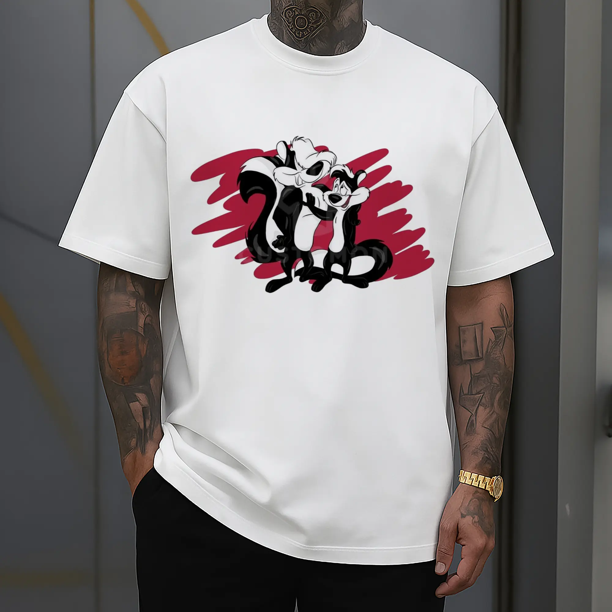 pepe le pew brother tee shirts