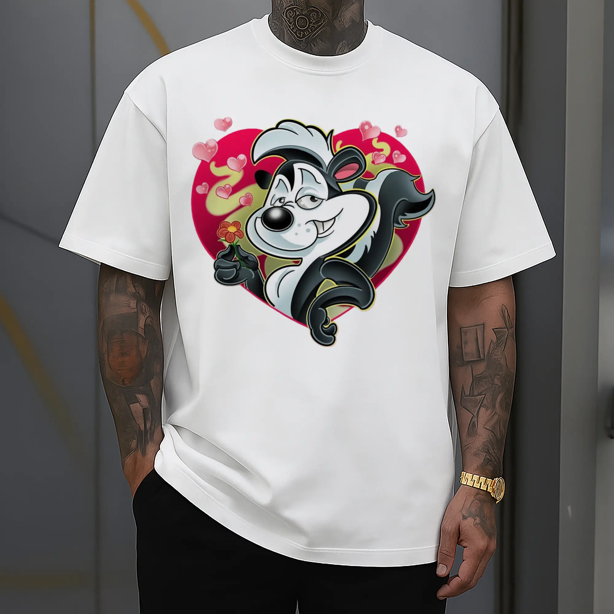 pepe le pew love t-shirt​