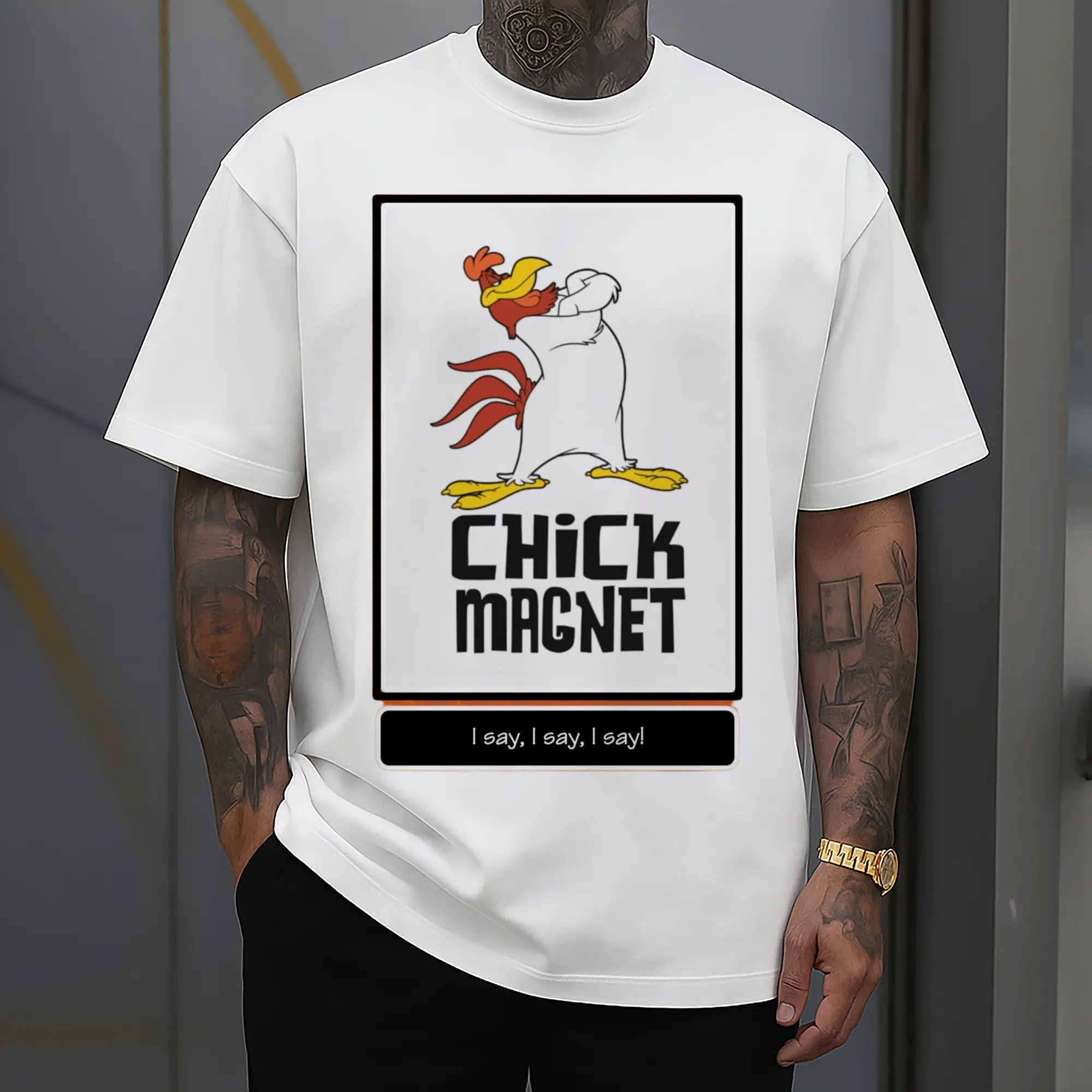 foghorn leghorn graphic t shirt​