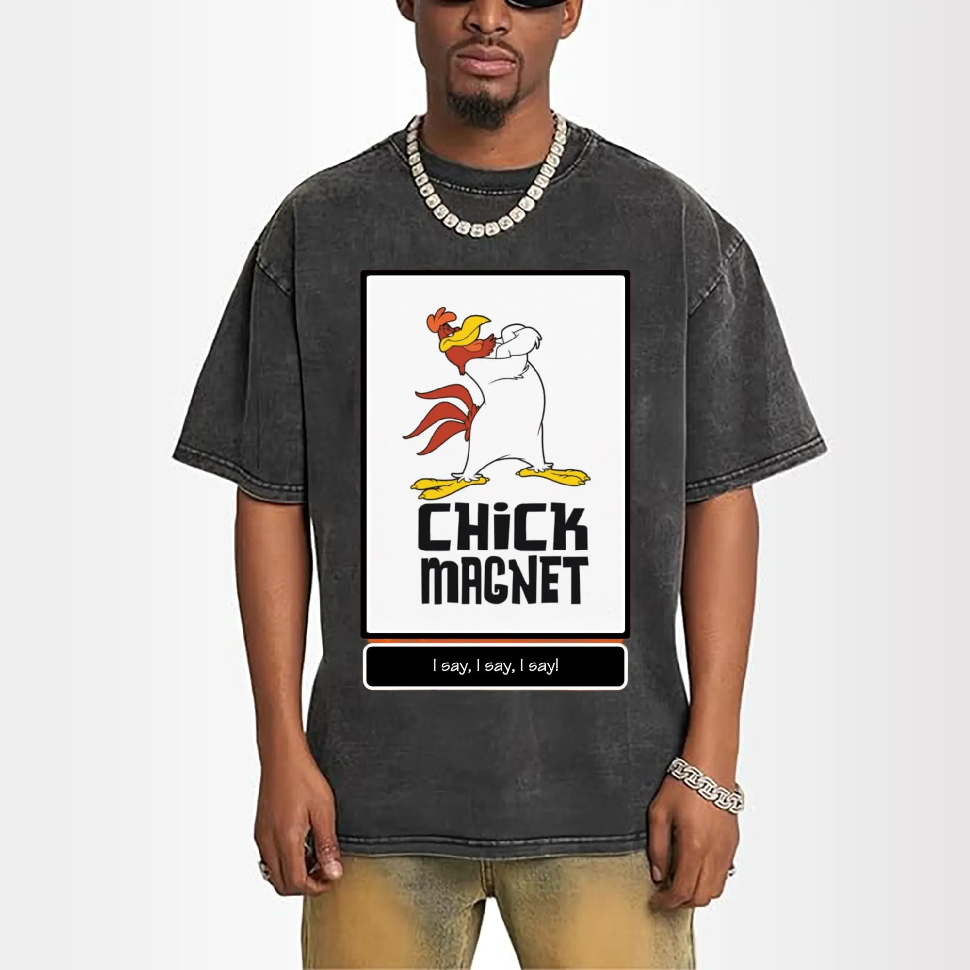 foghorn leghorn graphic t shirt​