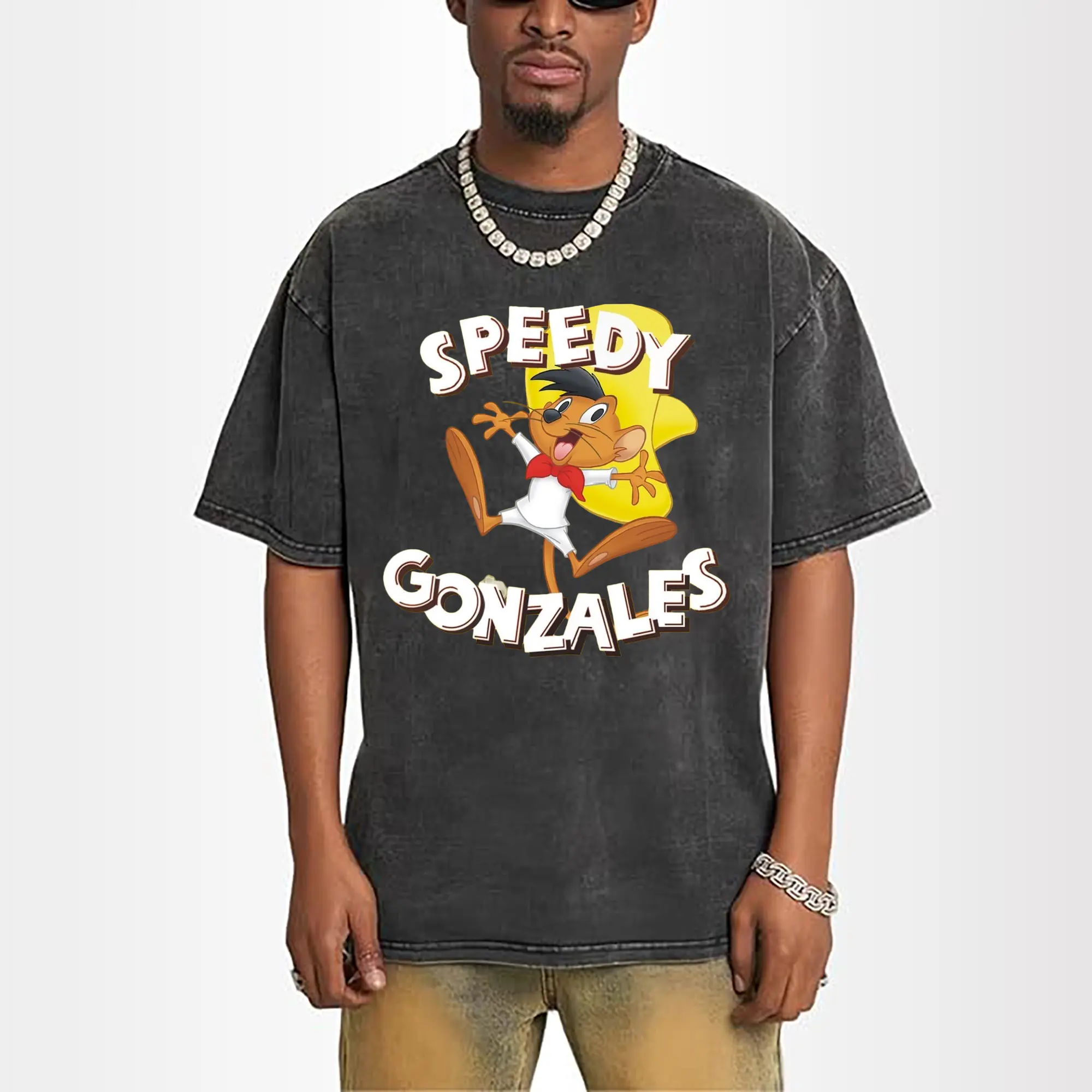 speedy gonzales graphic shirt