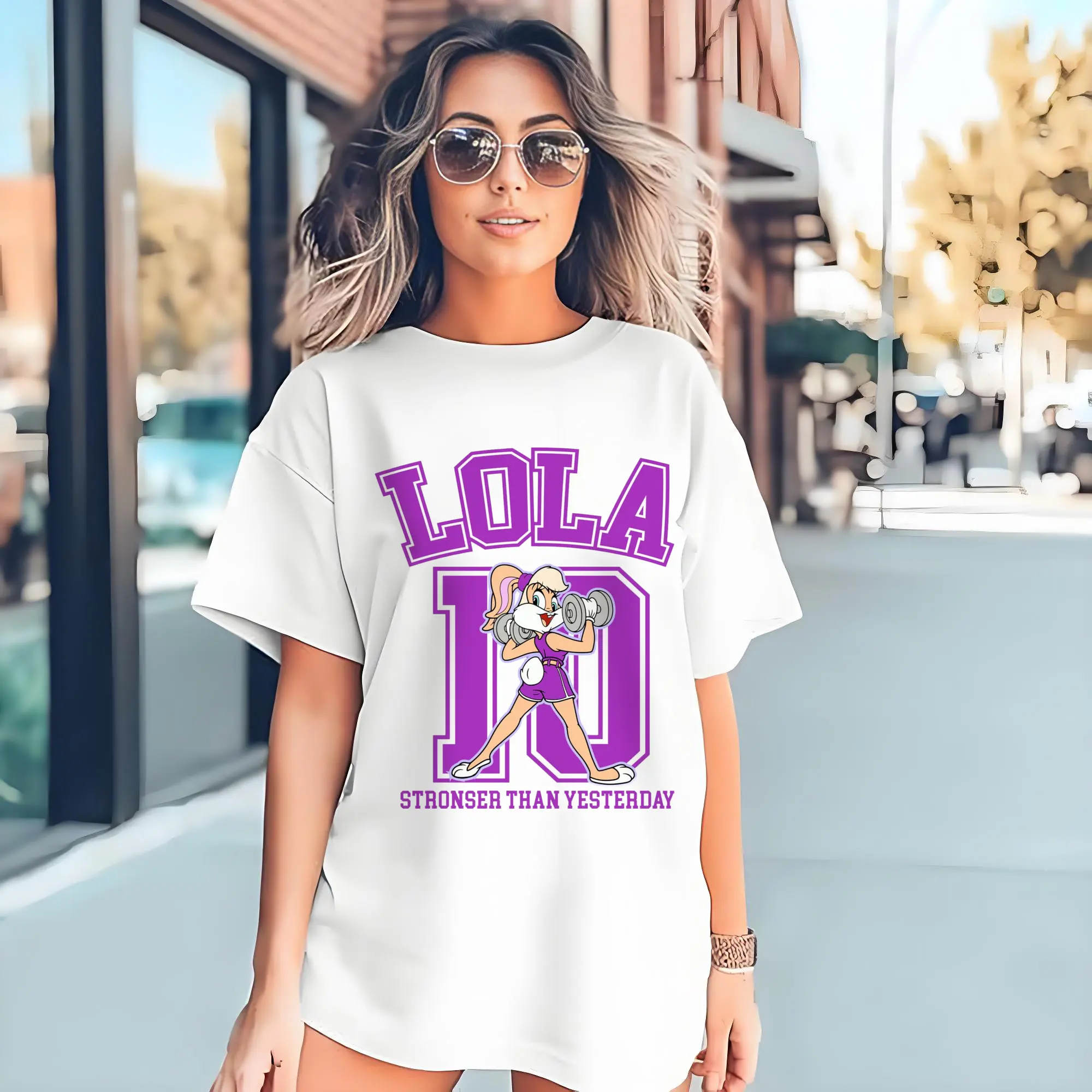 vintage lola bunny #10 shirt