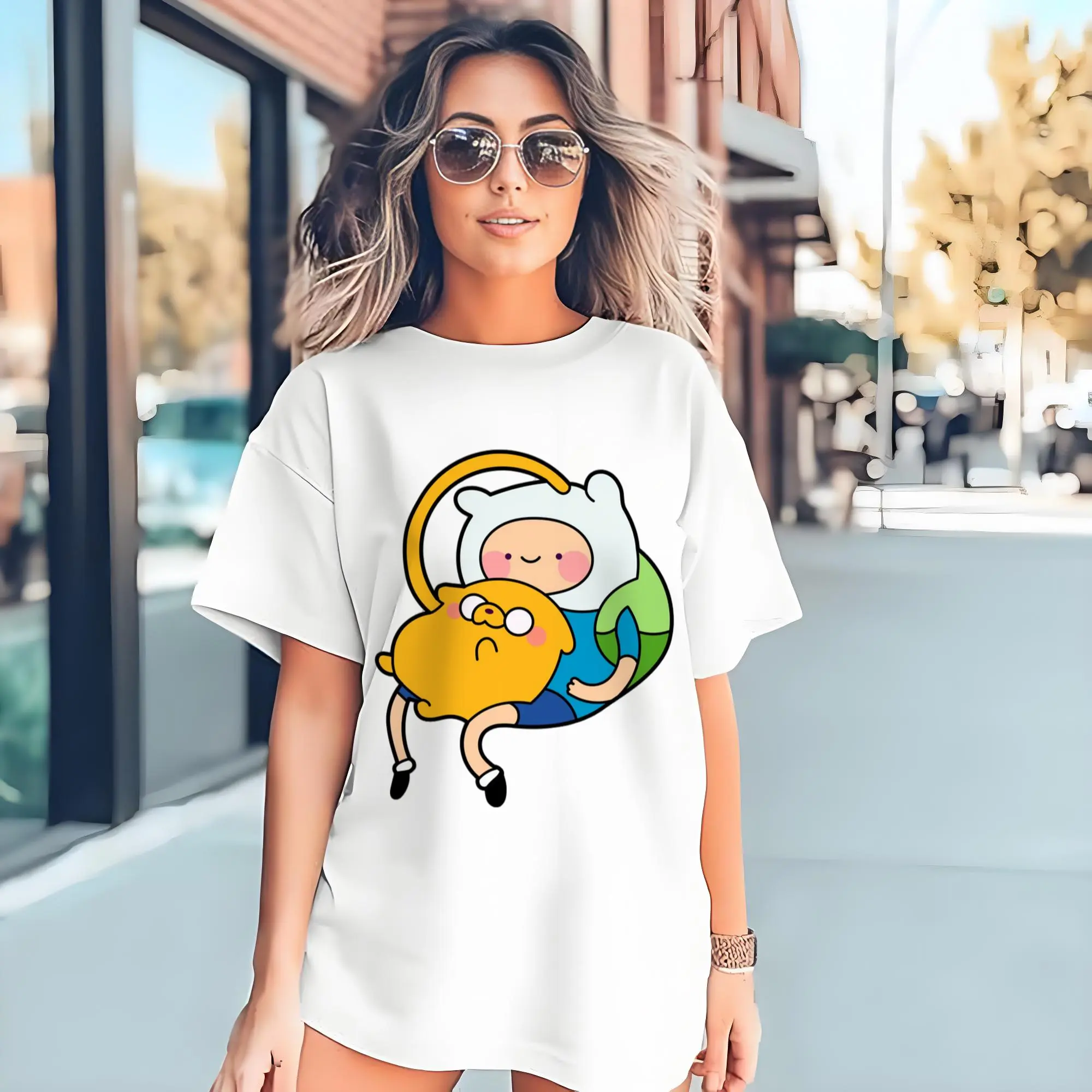 Adventure Time Finn and Jake Graphic Tee