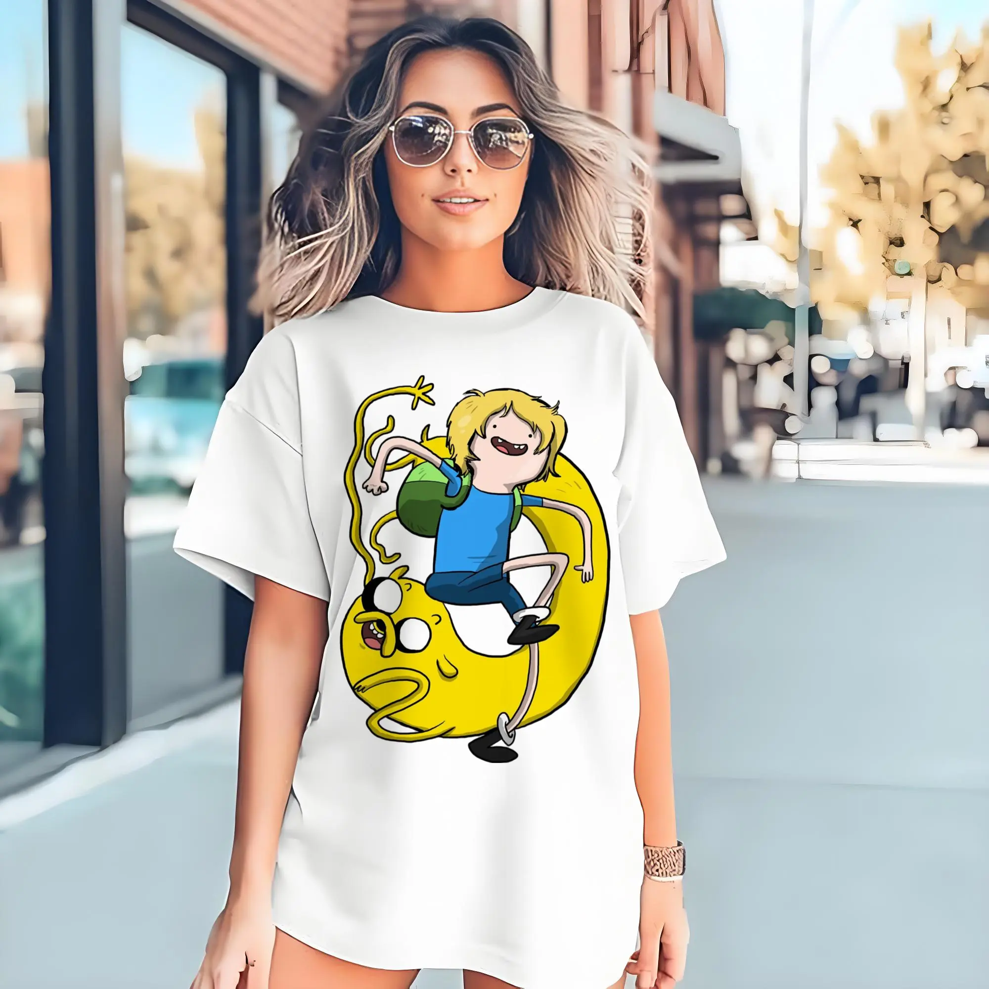 adventure time finn collage shirt​
