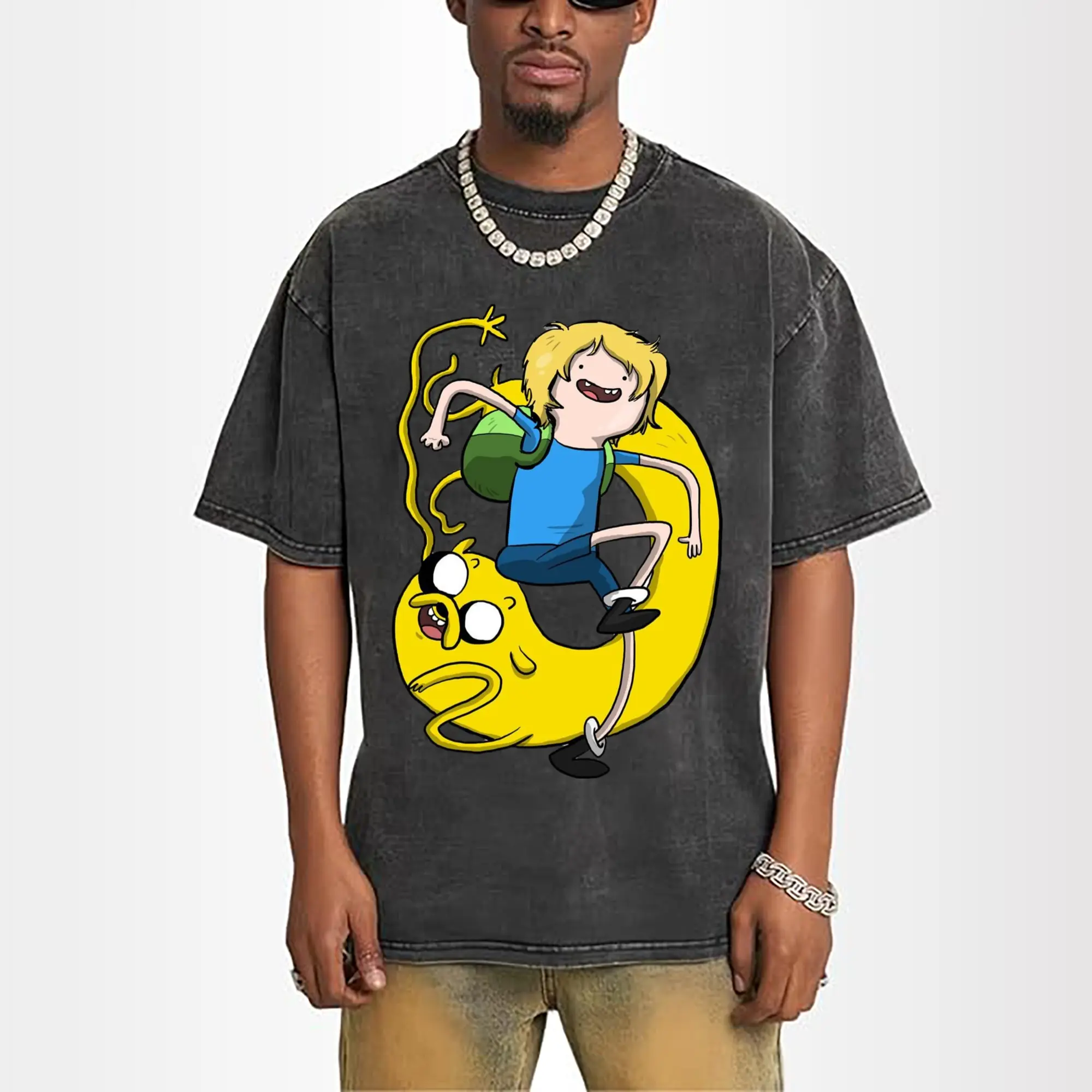 adventure time finn collage shirt​
