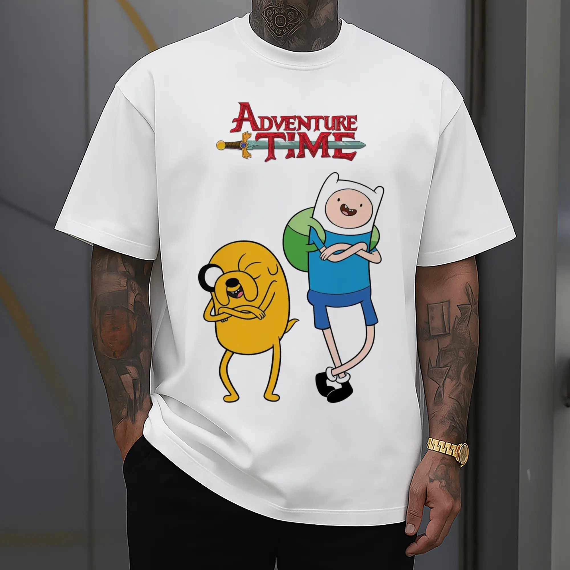 Adventure Time Finn and Jake Graphic Tee