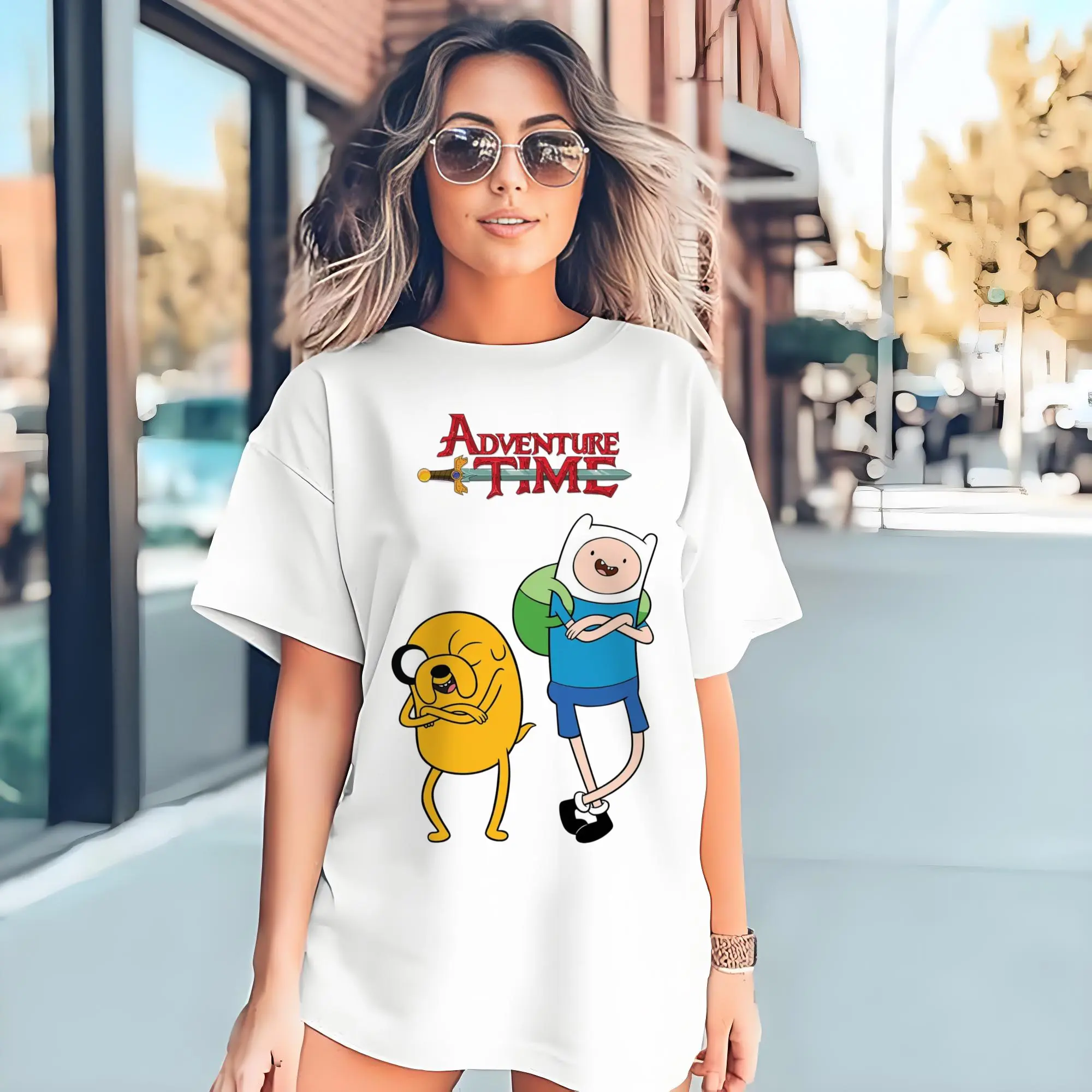 Adventure Time Finn and Jake Graphic Tee