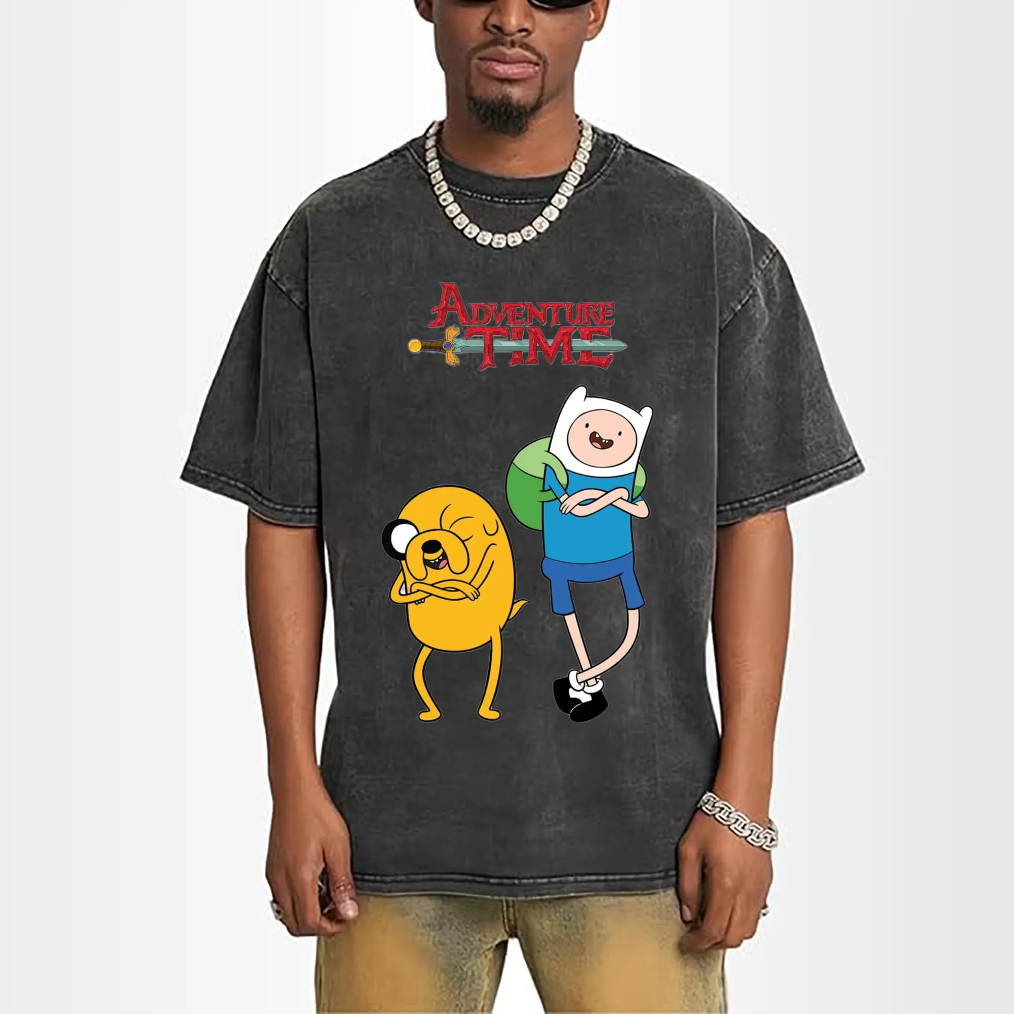 Adventure Time Finn and Jake Graphic Tee