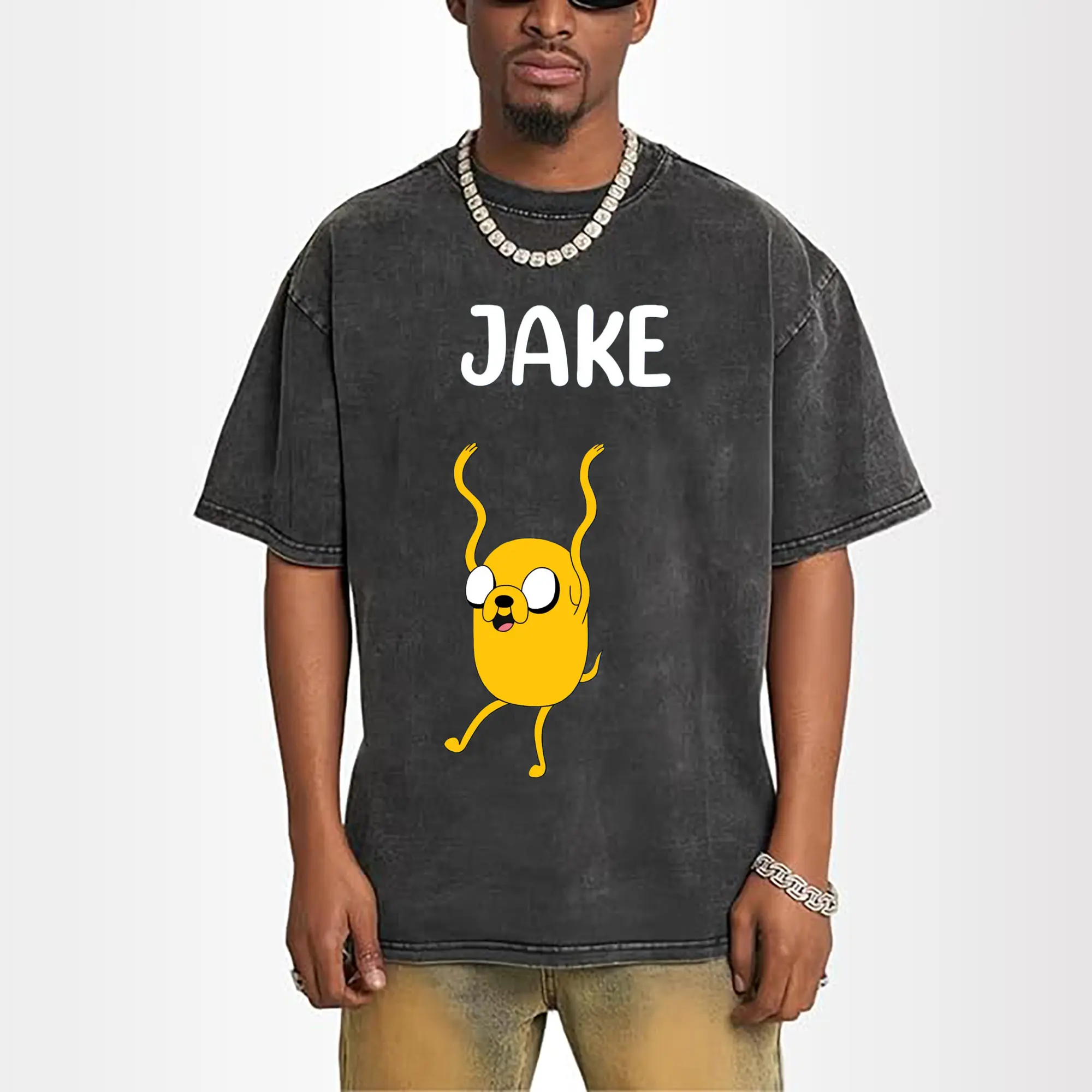 Adventure Time Jake cartoon shirt