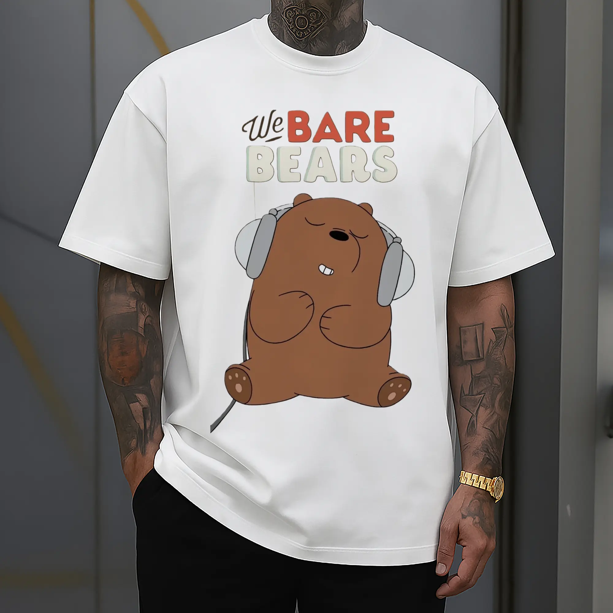 We Bare Bears Grizzly t-shirt